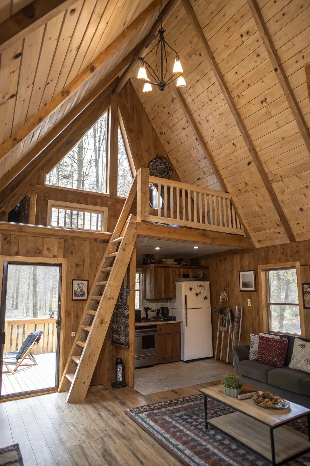 Unique elements introduce character to cabin designs.