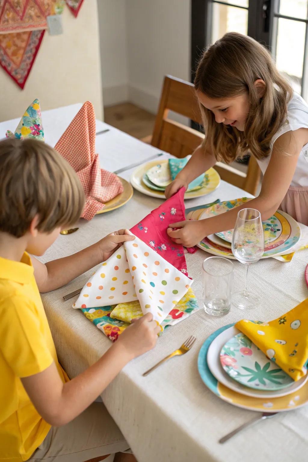 Transform dining surface preparation into an imaginative pursuit.