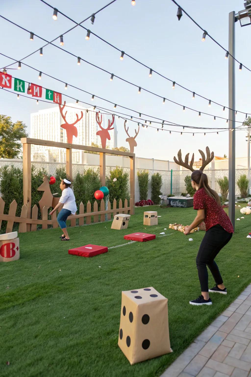 Let the festivities commence with Antlered Animal Frolics.