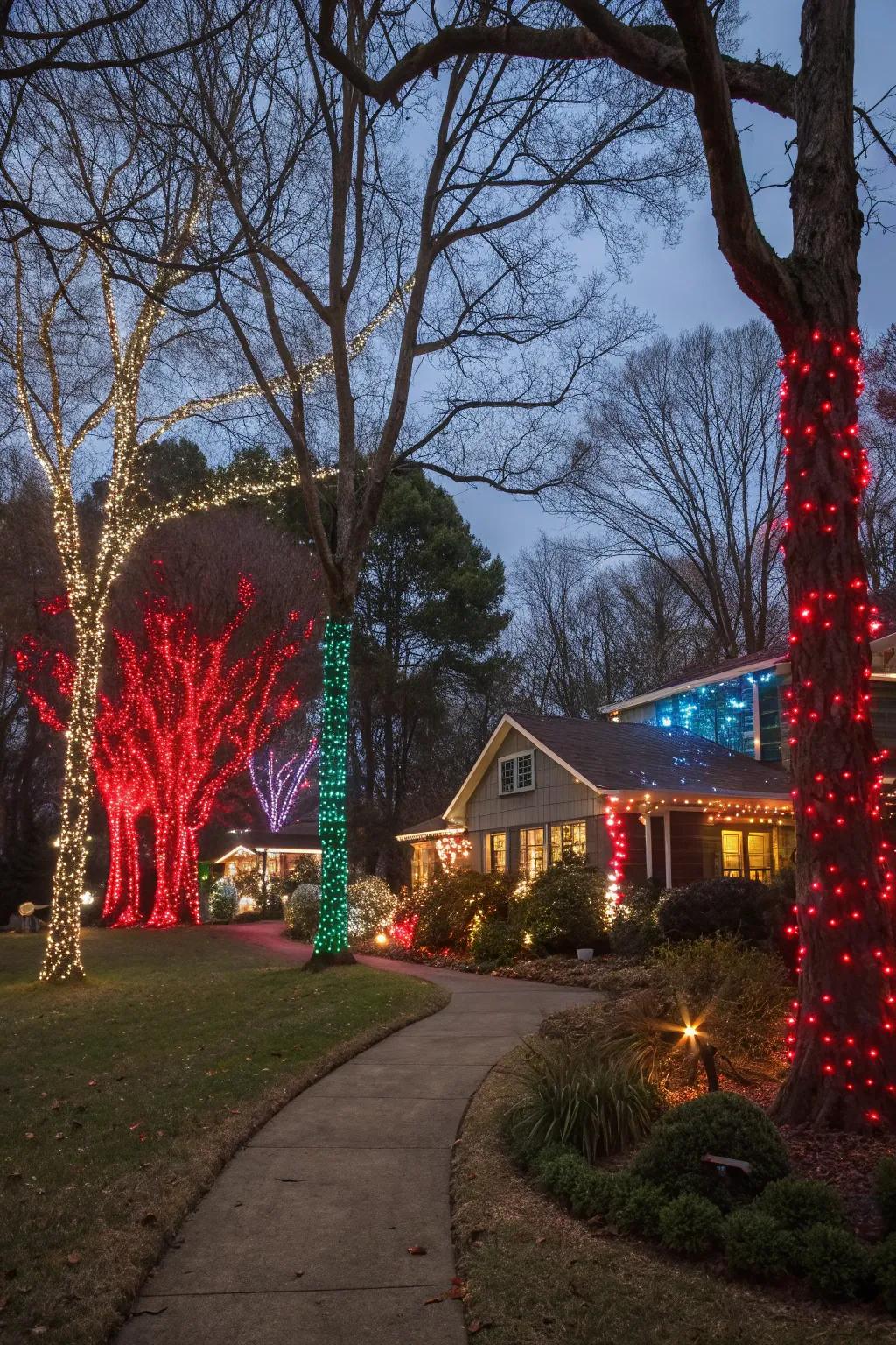 A vivid exhibit injects vibrant holiday joy.
