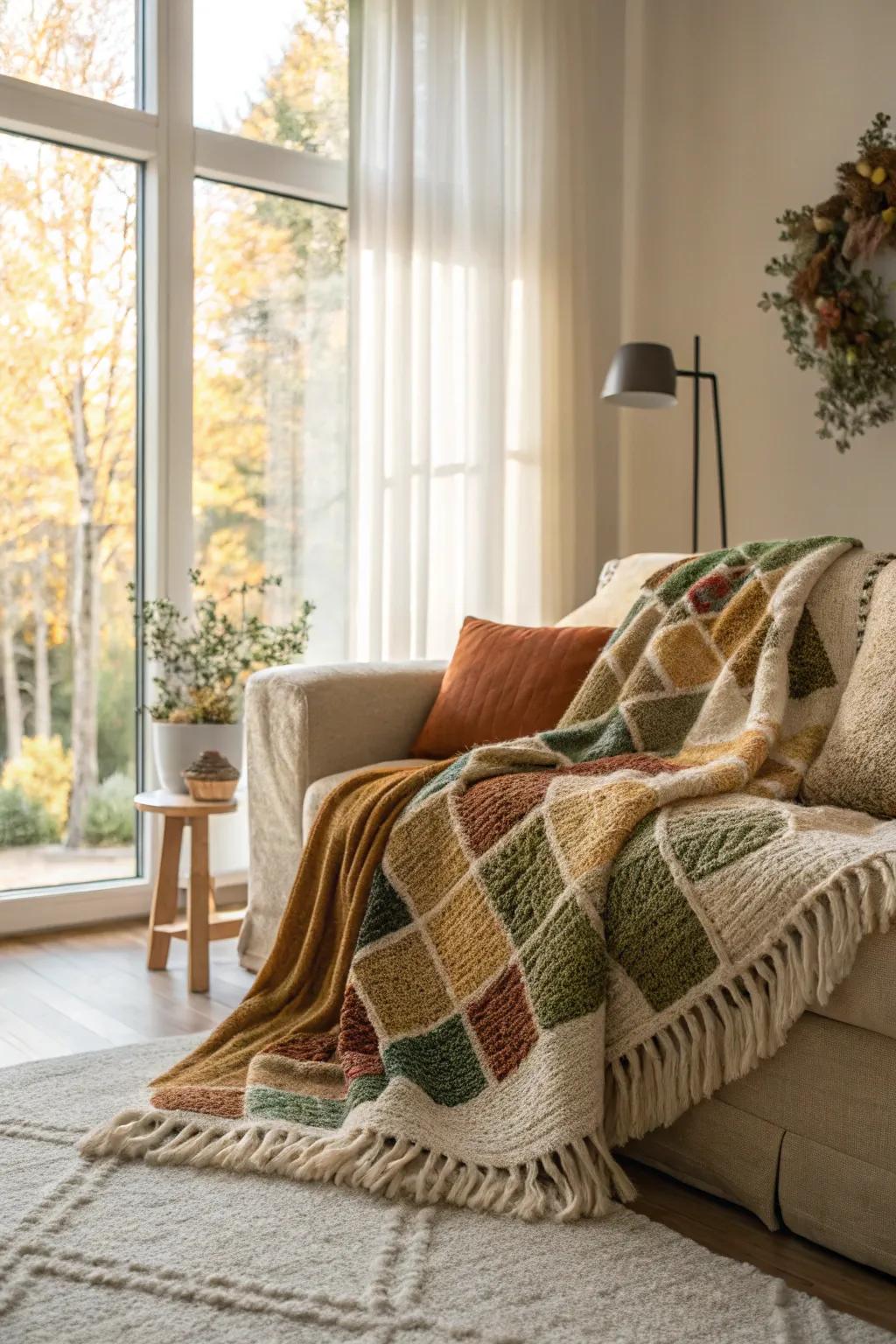 Nature-inspired colors create a tranquil escape.