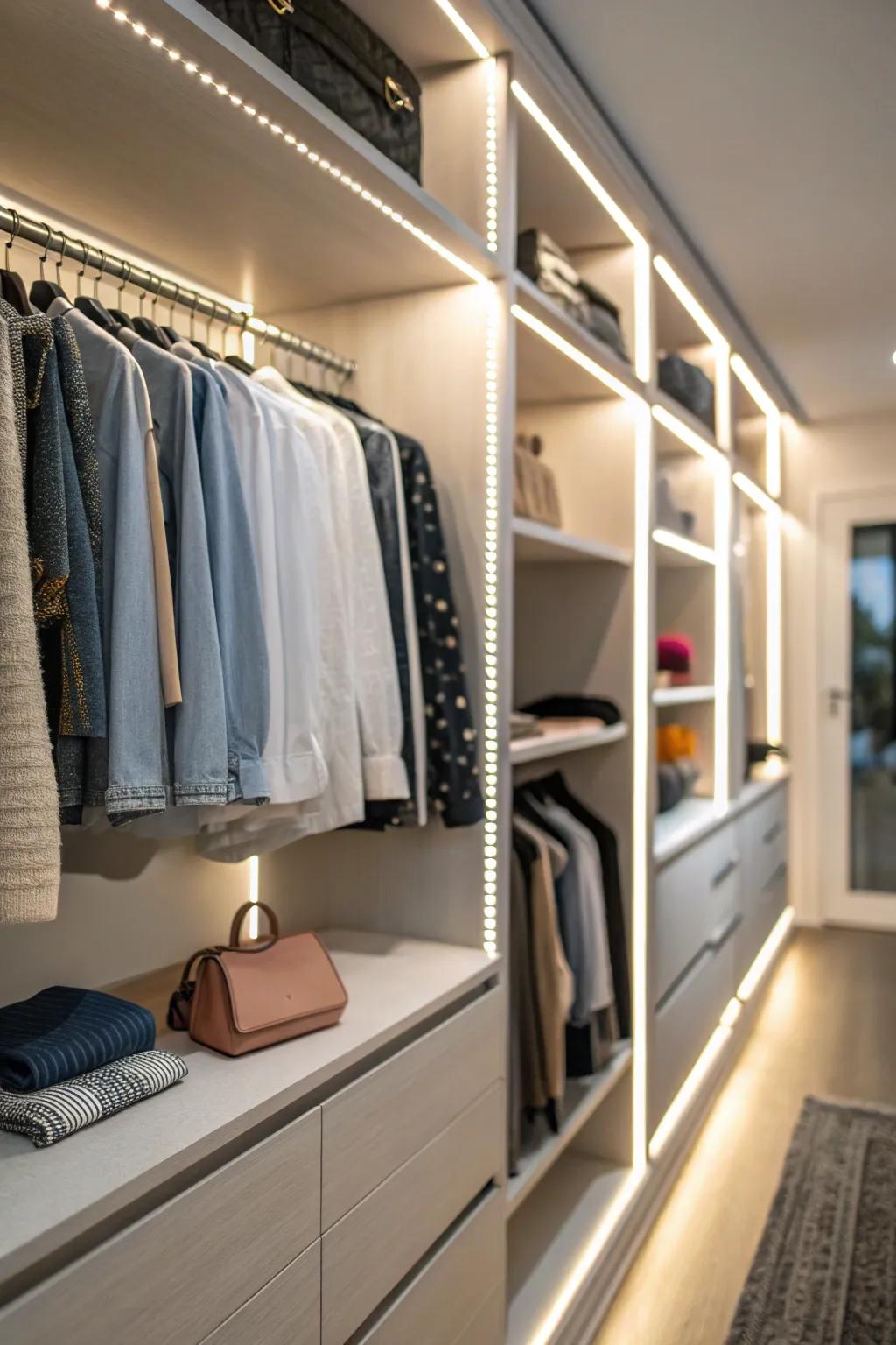 Brighten up your angle with strategic lighting.