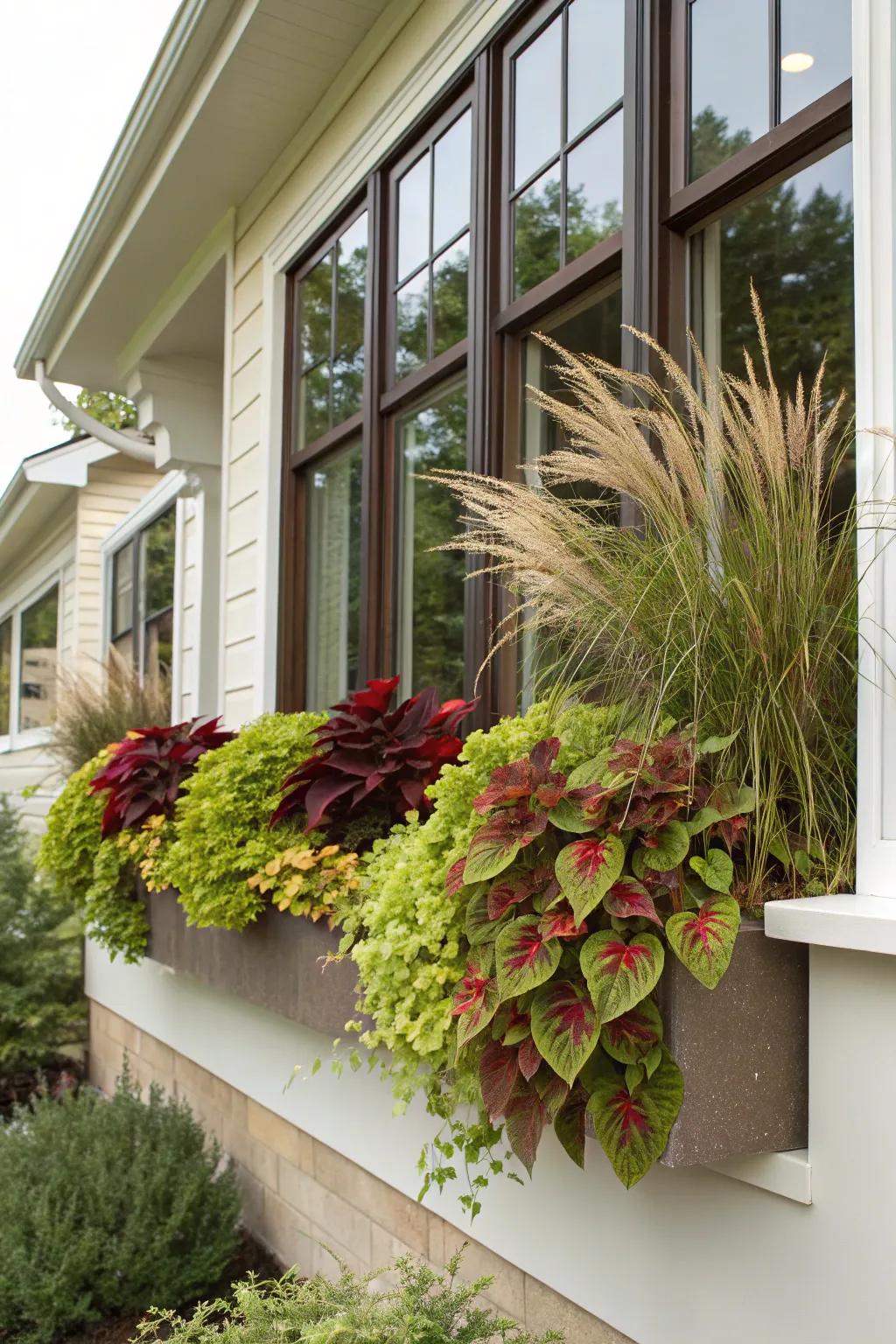 Variations in height and texture create dynamic and captivating displays.