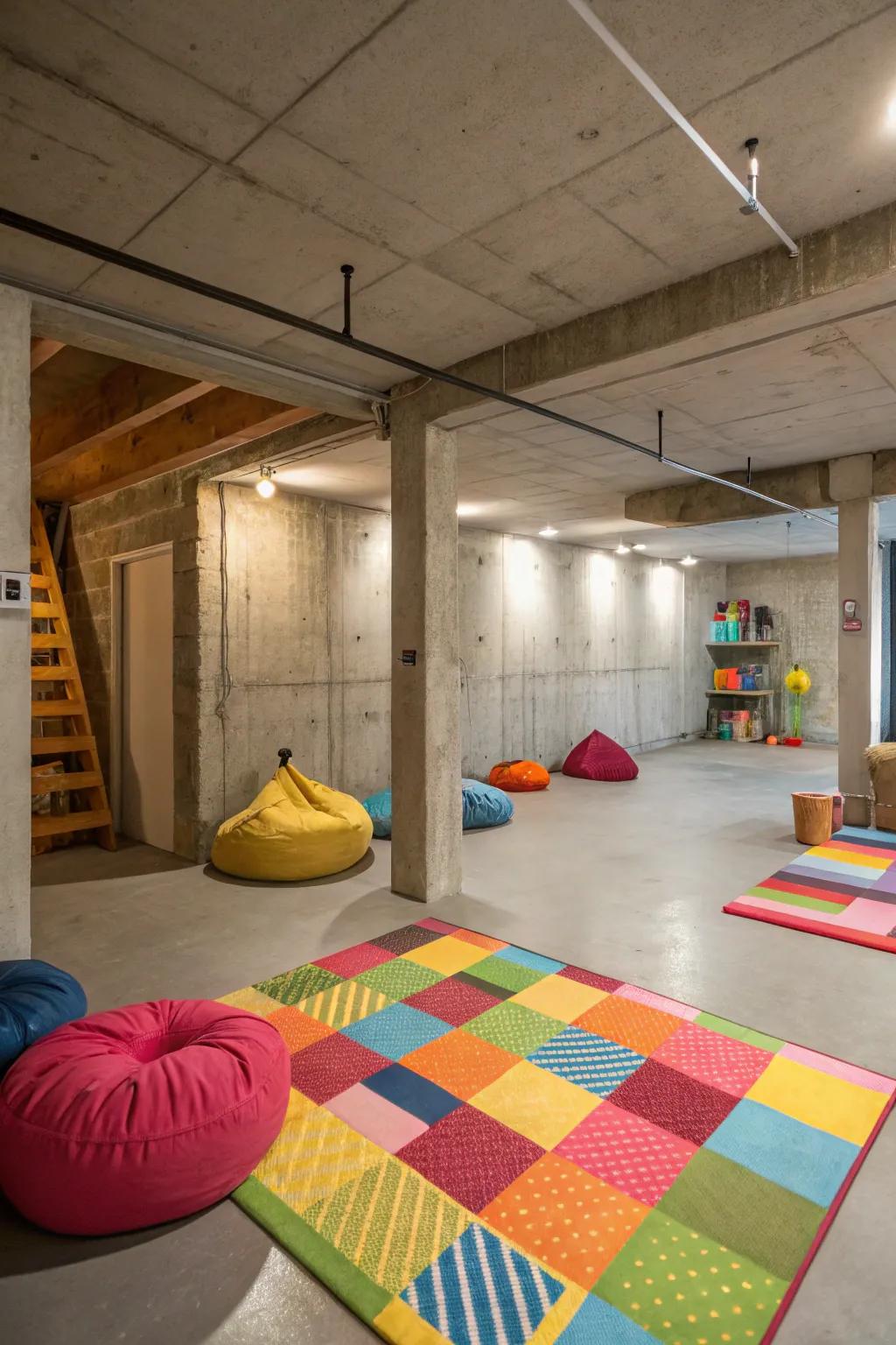 Transform your basement into an enjoyable family sanctuary.