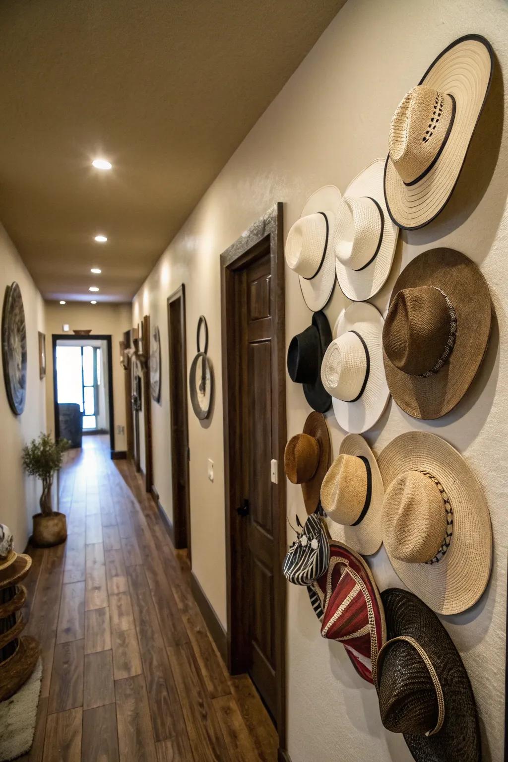 Western headwear contribute a playful Western element.