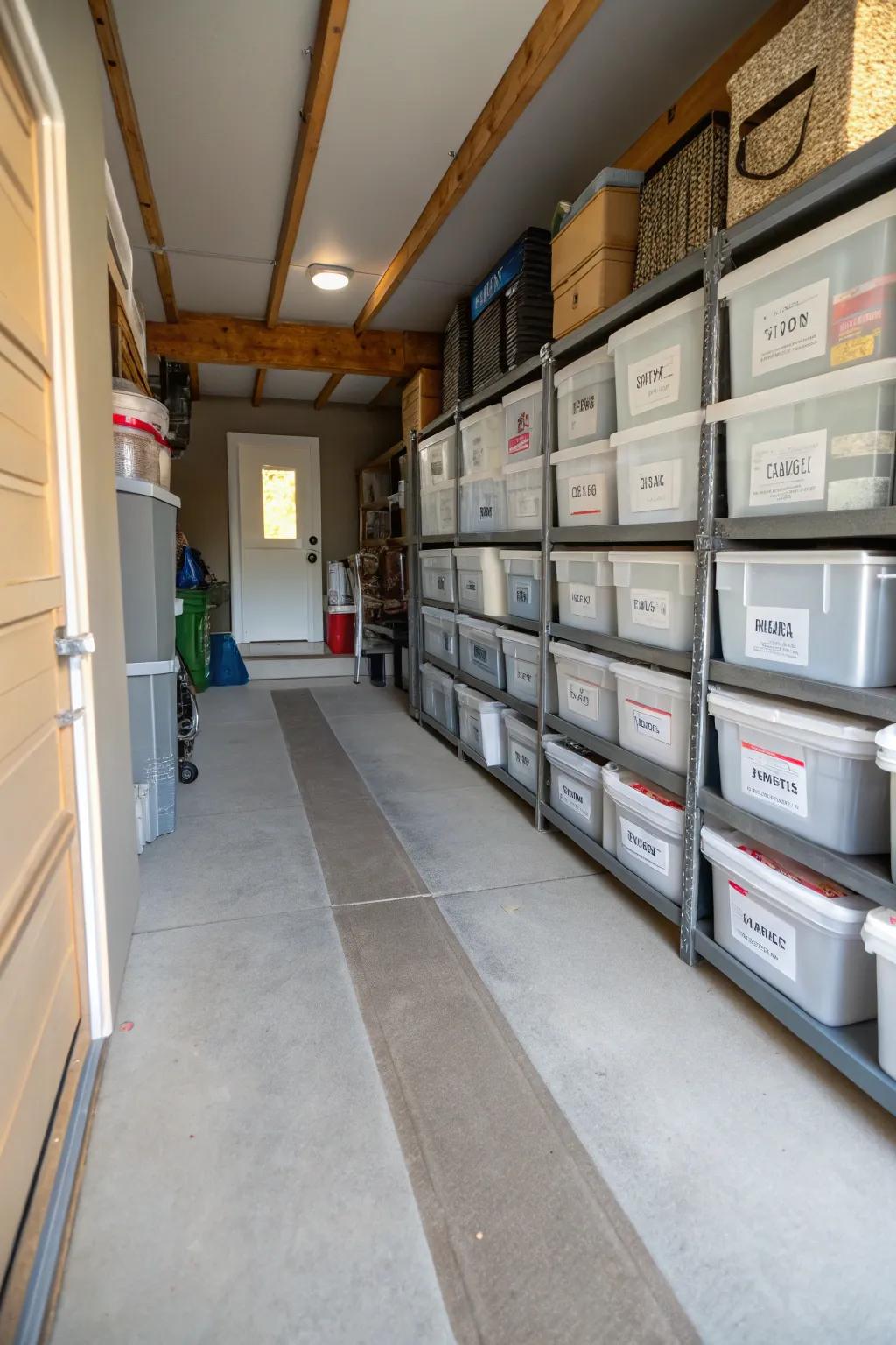 Clear pathways ensure safe and easy access in your crawl space.
