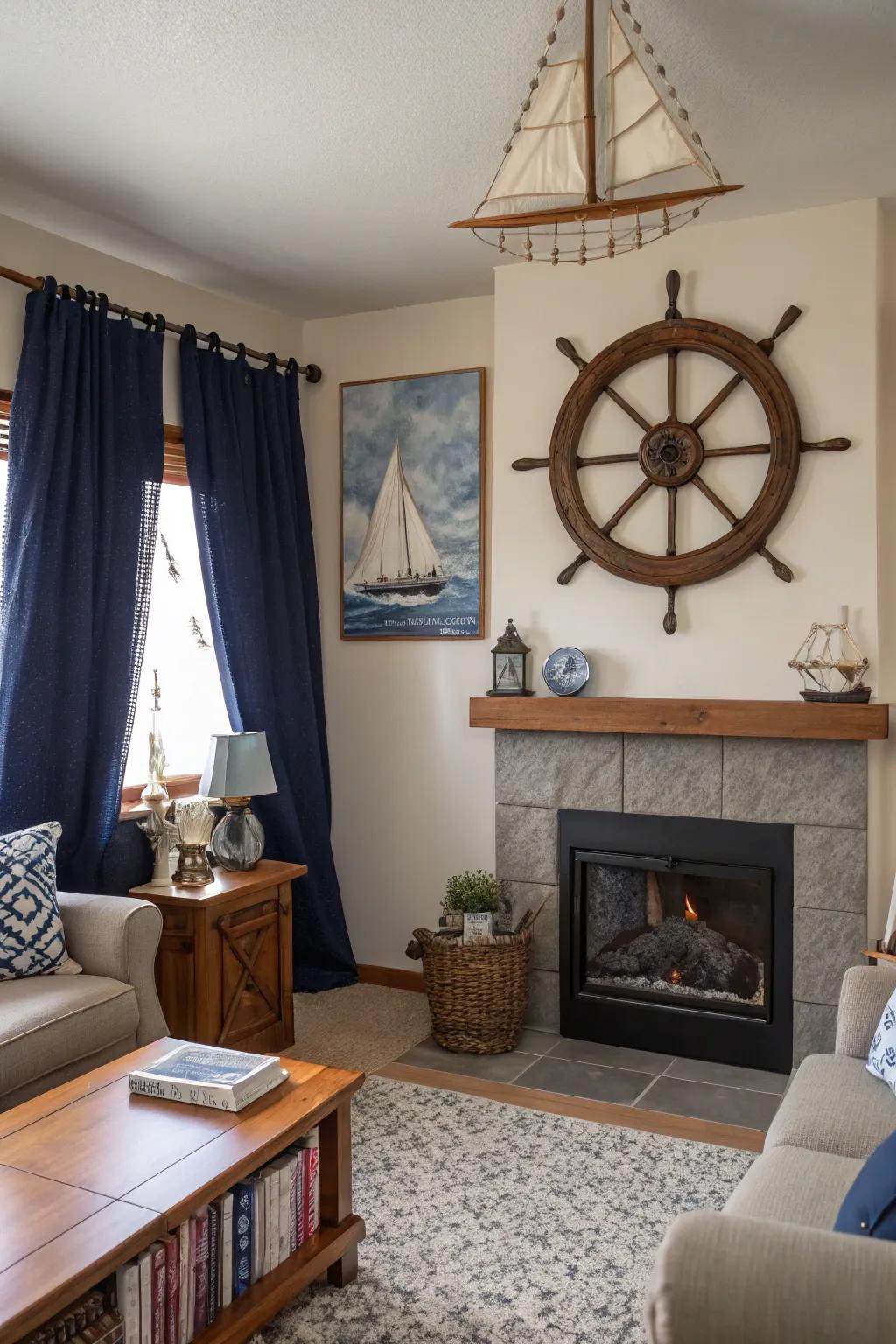 A vessel wheel that commands attention and admiration.