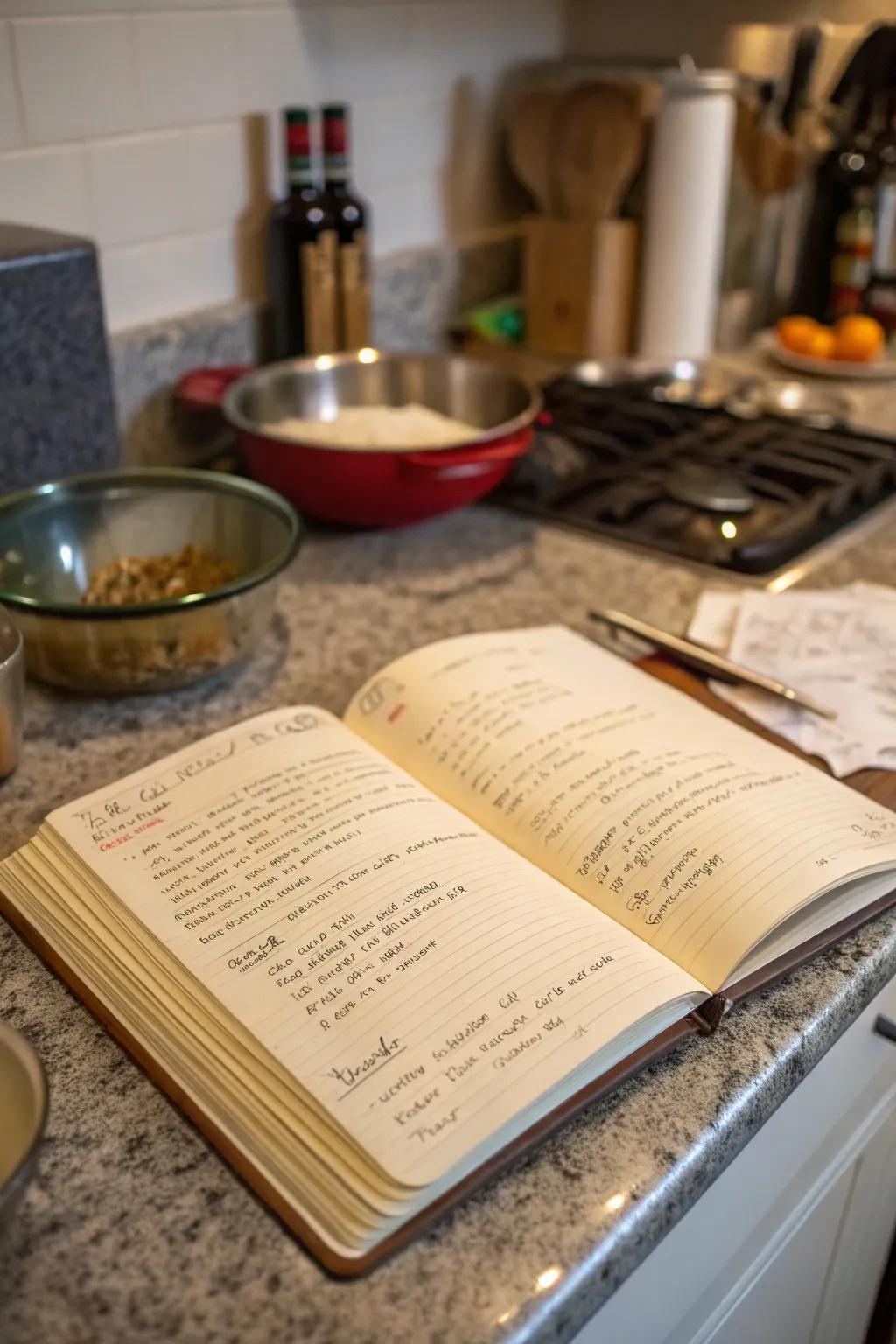 A tailored culinary compendium constitutes a delectable means of safeguarding family customs.