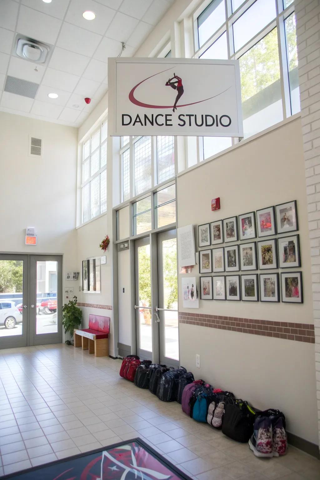 Outstanding trademarking reinforces the studio's identity.