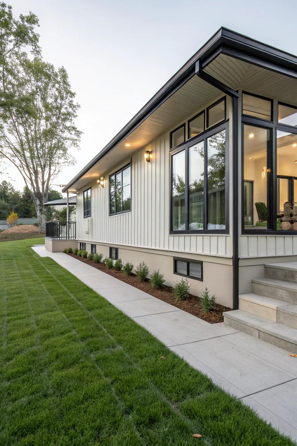 Novel paneling can refresh your home's exterior appearance.