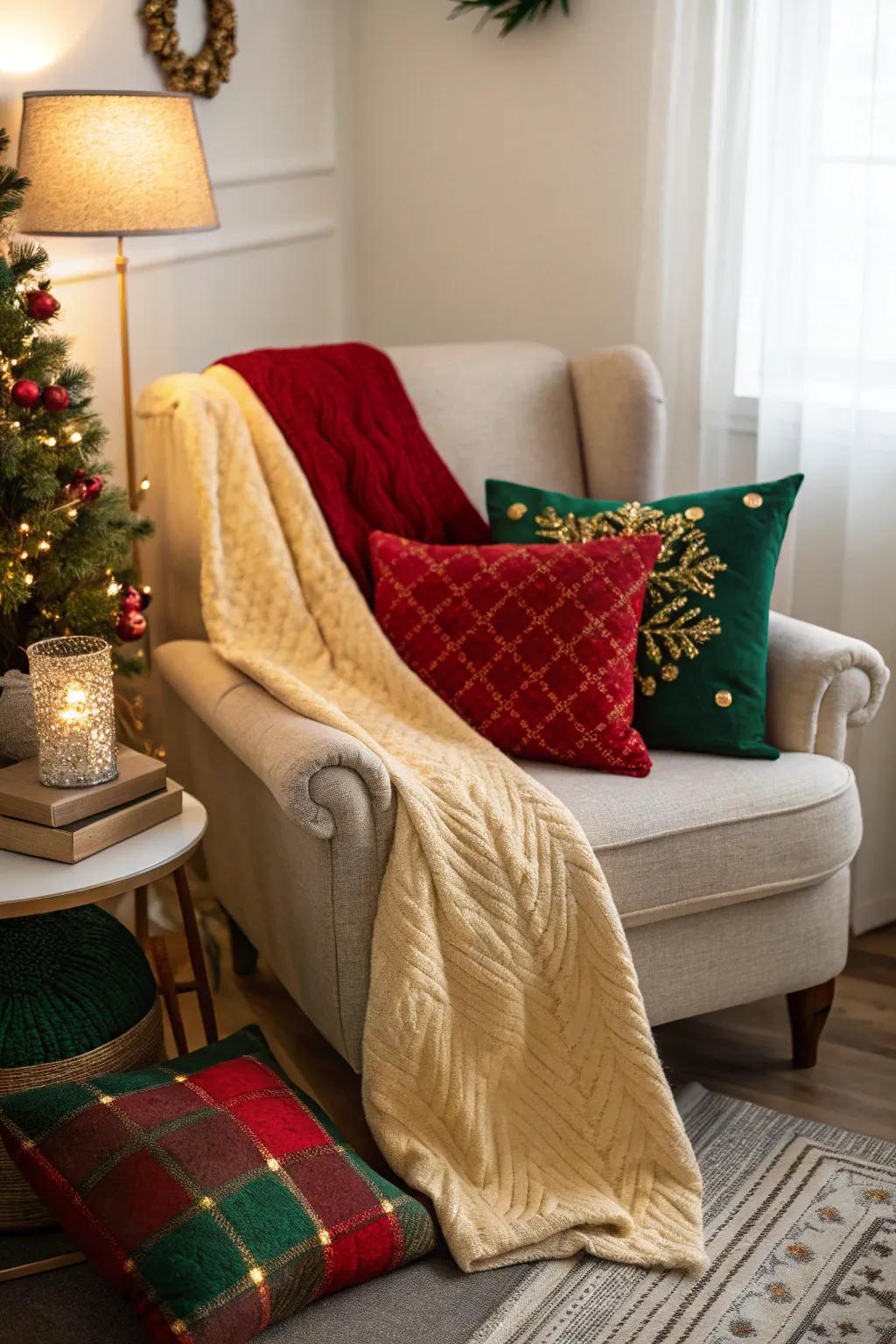 Fashion a tranquil ambiance through a comforting nook.