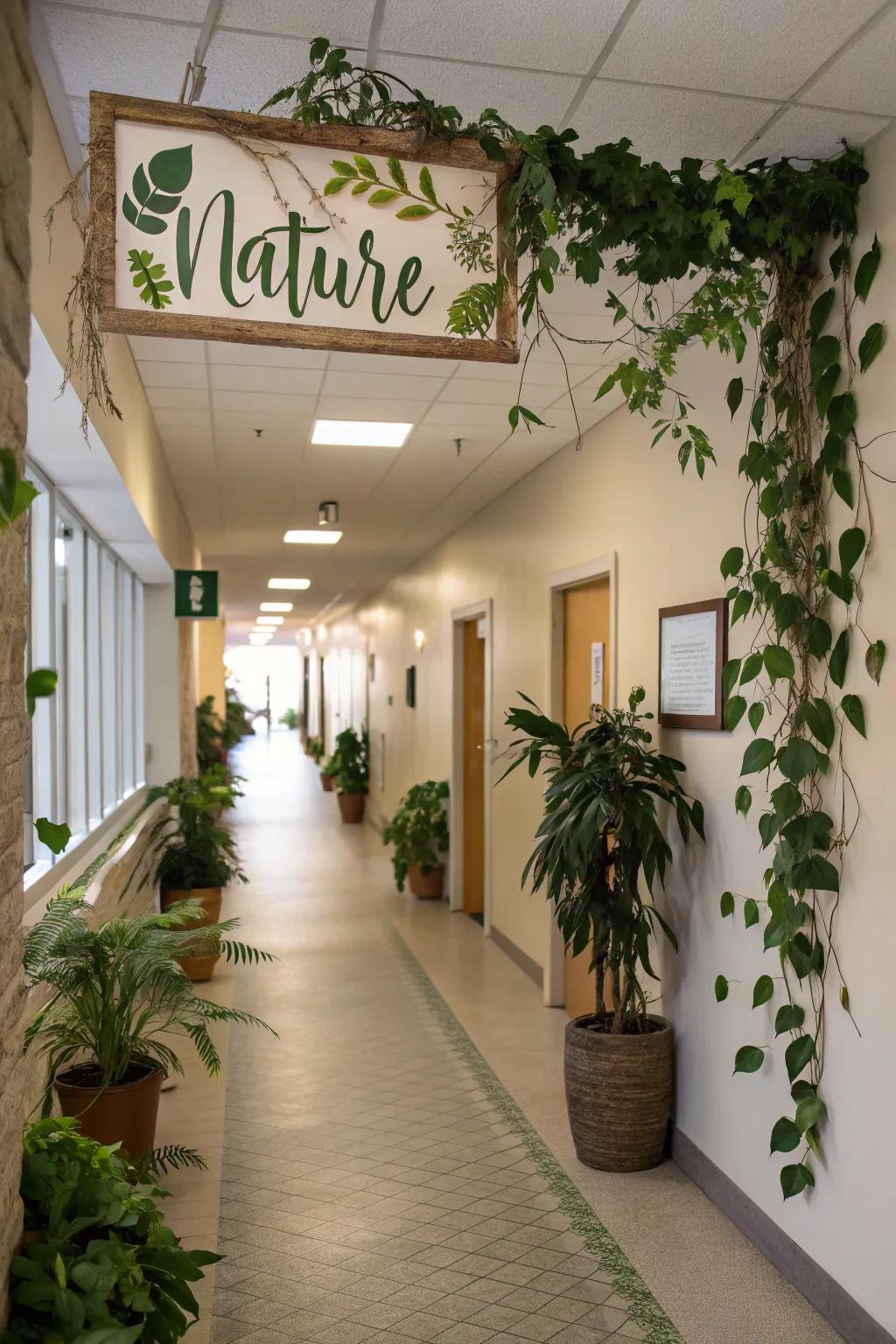 Markers inspired by nature breathe vitality into interior environments.