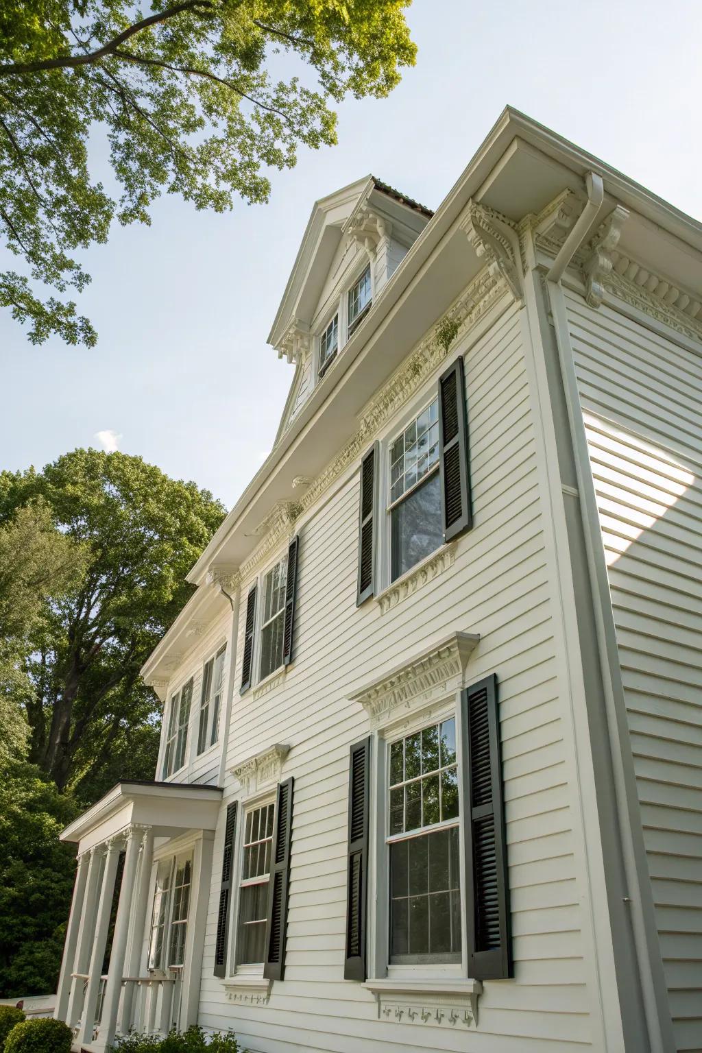 Stately frames magnificently enhance the architectural design.