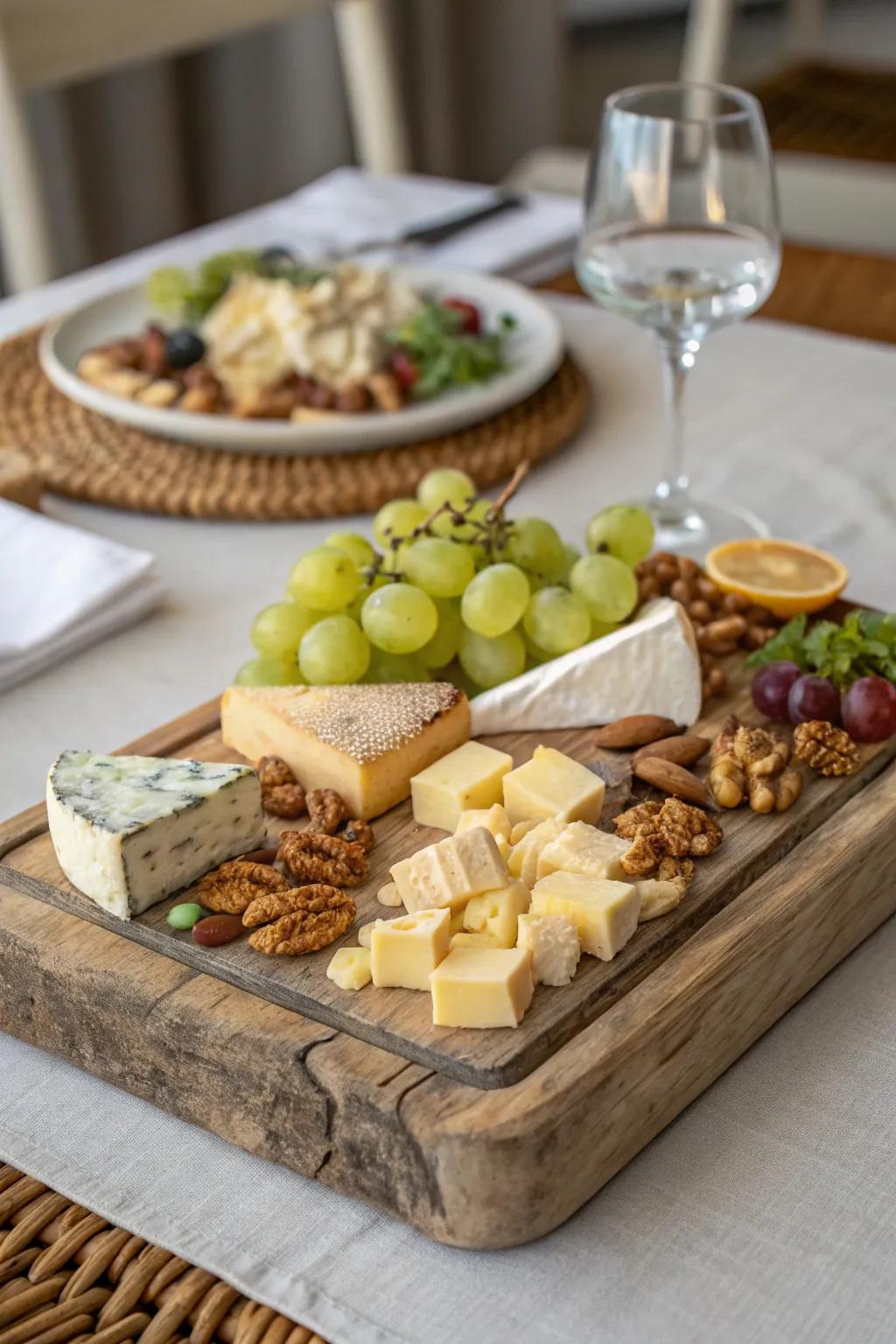 A country display slab ideal for autumn entertaining.