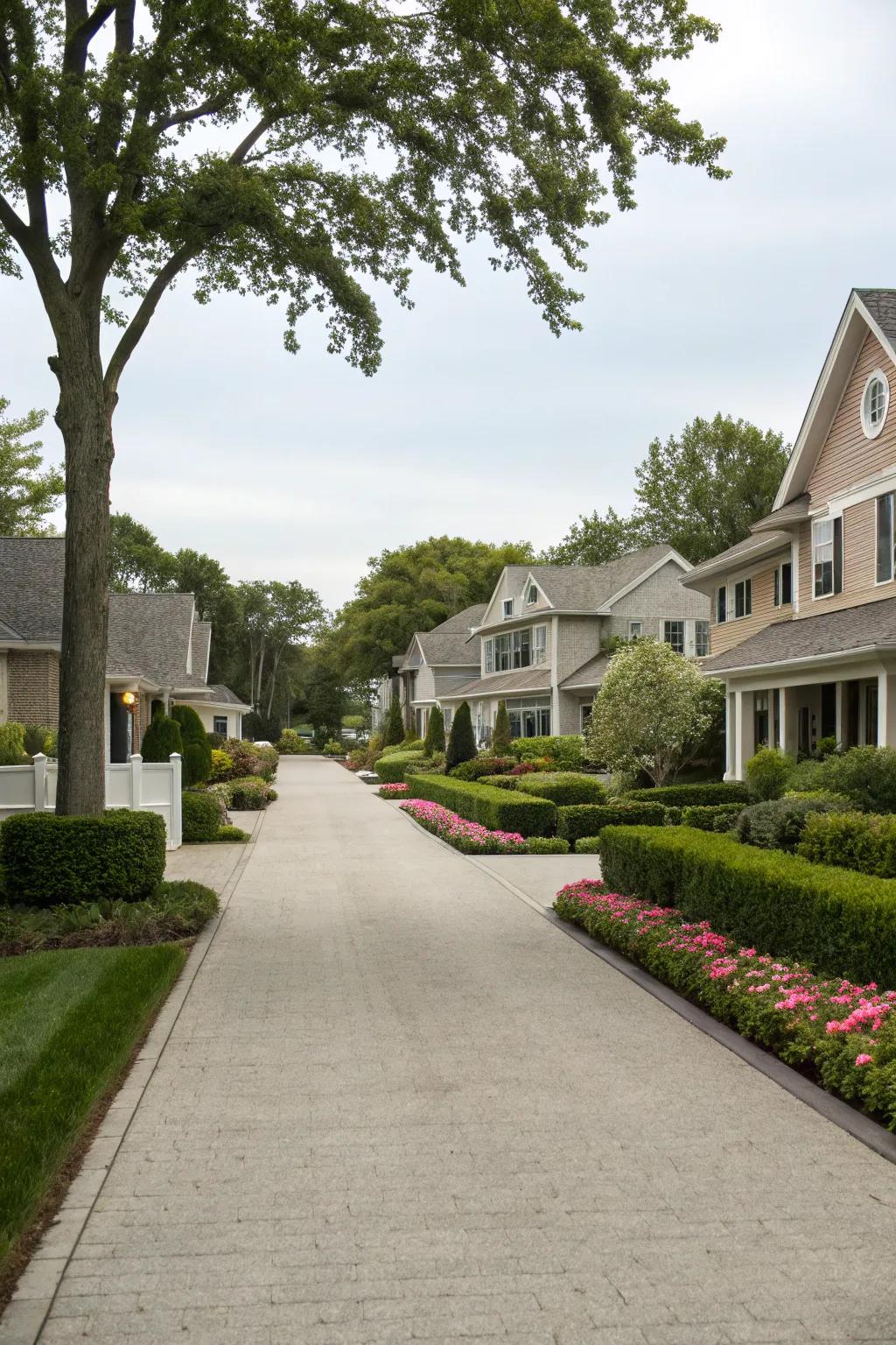Shared lanes that promote connectivity and accessibility.