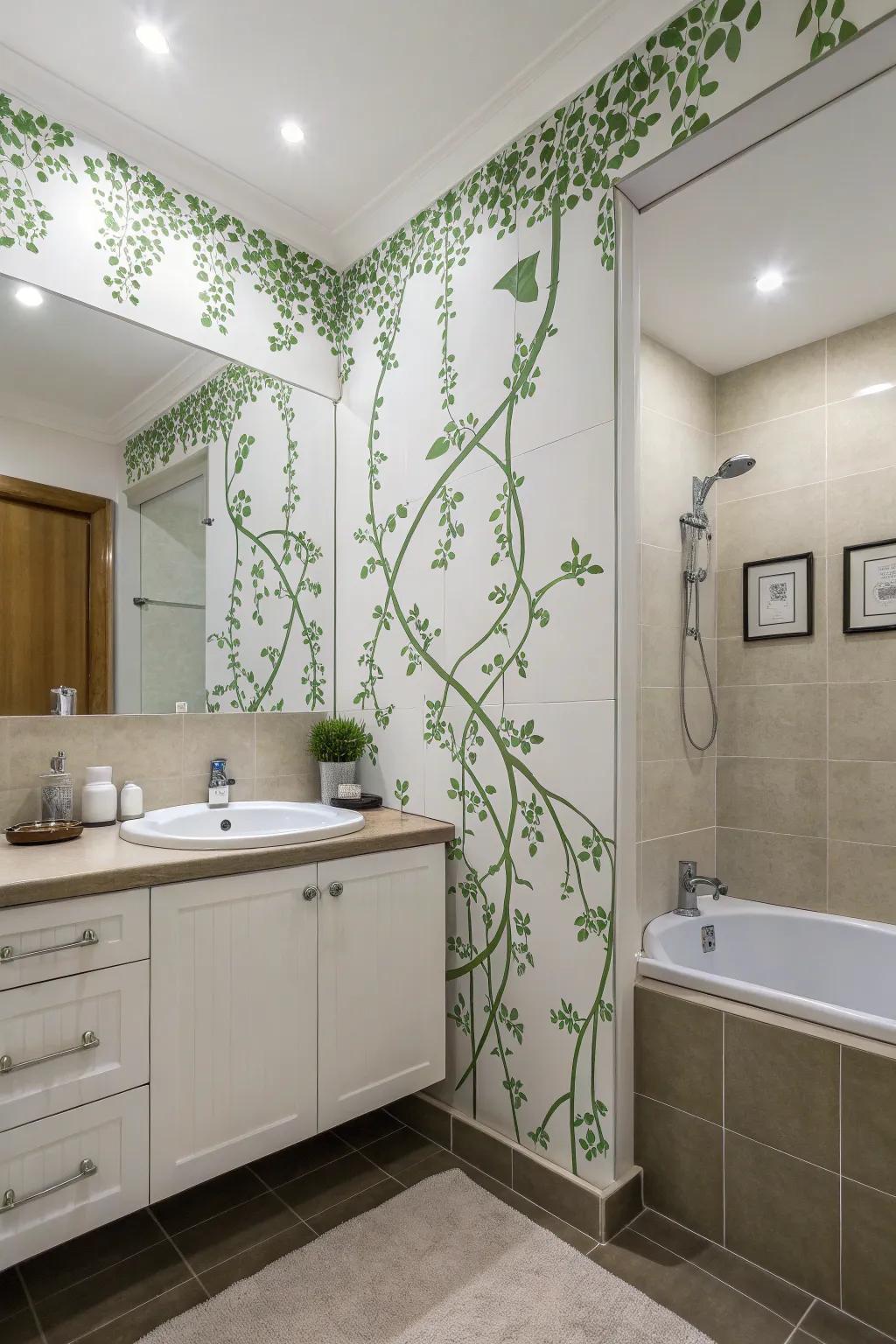 Stencils offer a creative impression.