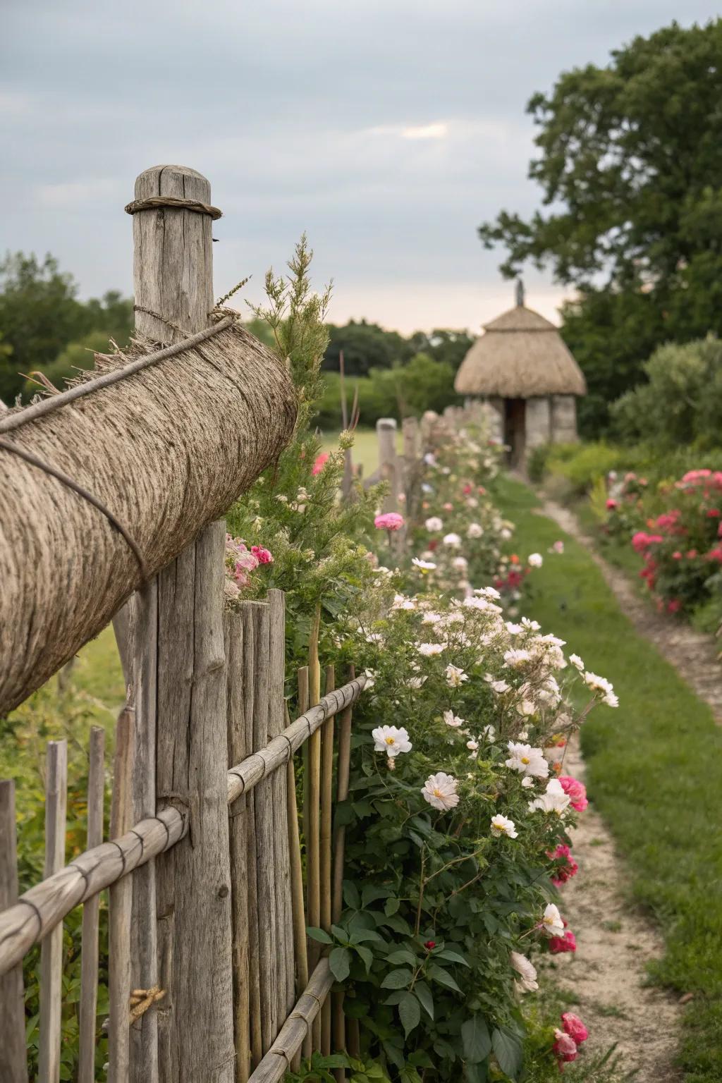 Reed rolls offer a rural charm and natural texture.