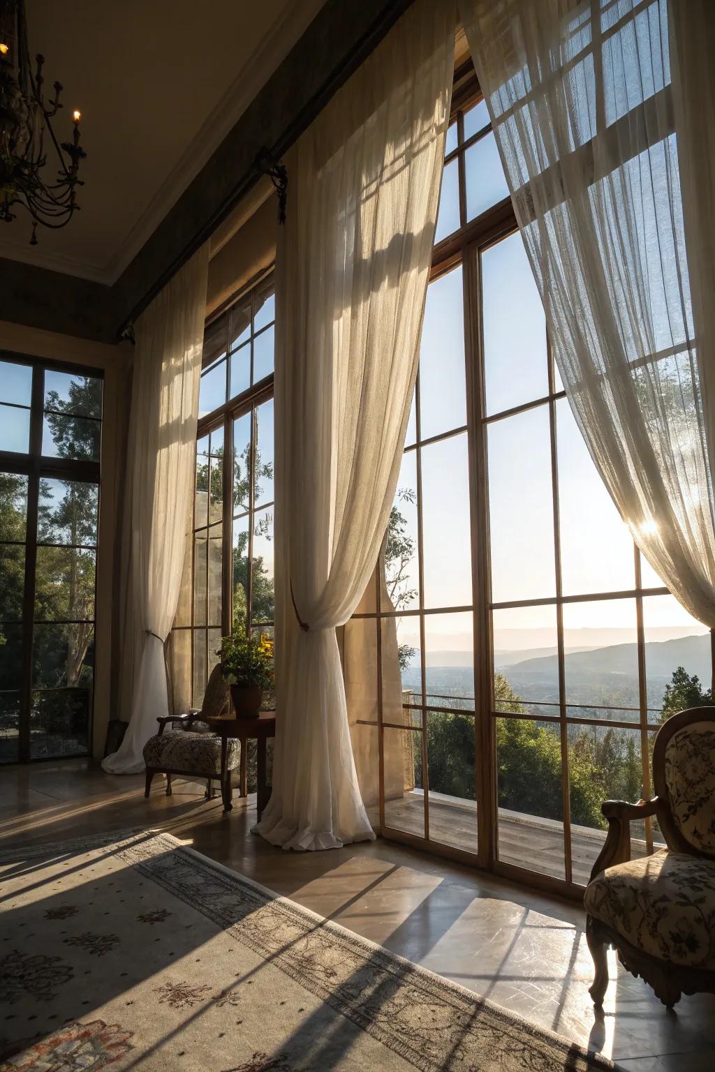 Natural light enhances the energy and openness of a room.