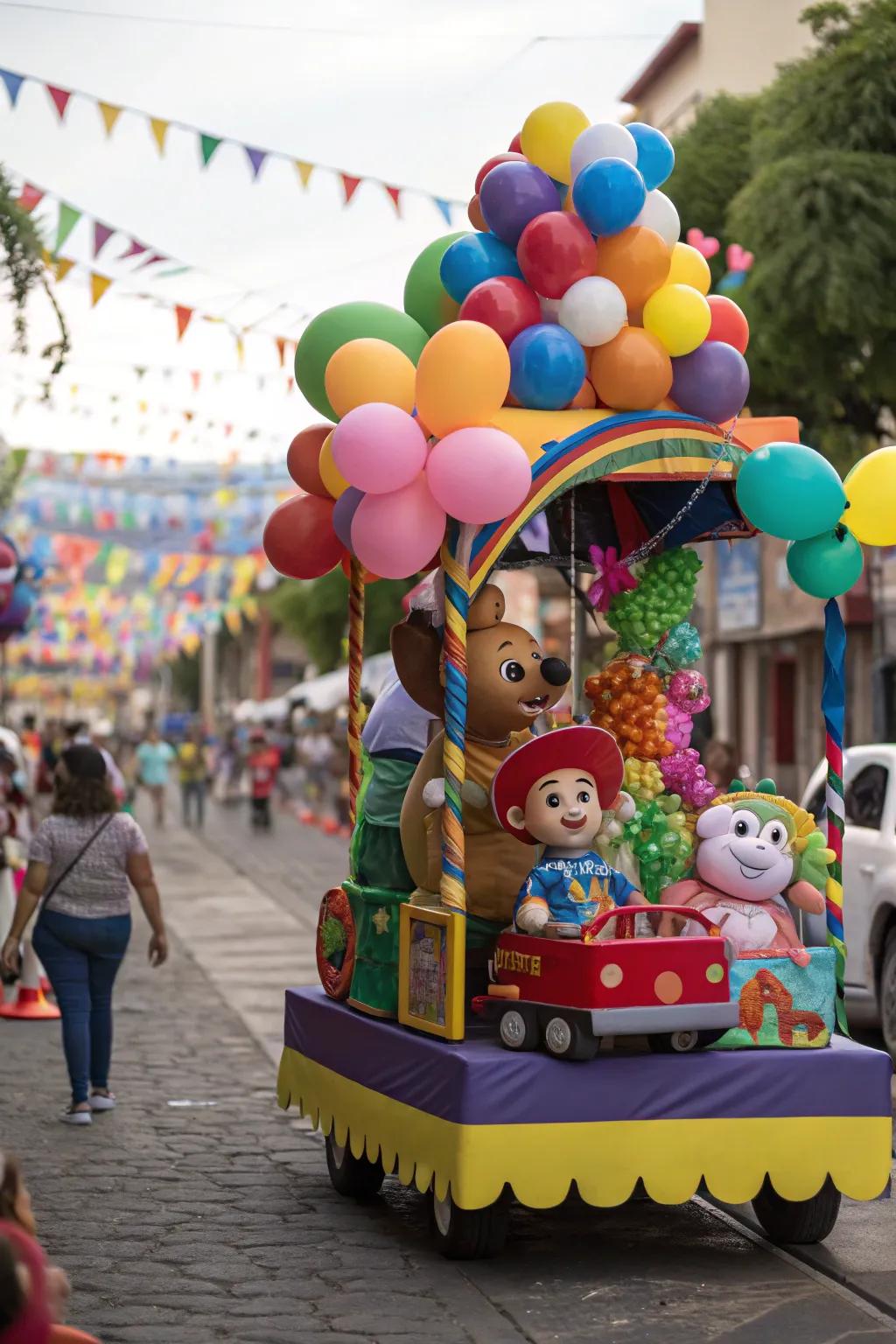 Statuettes adding a playful charm.