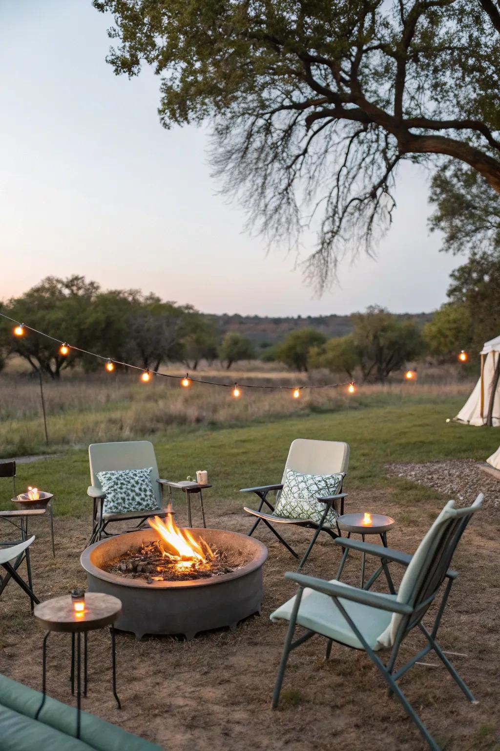 Adaptable furniture enables flexible seating layouts.