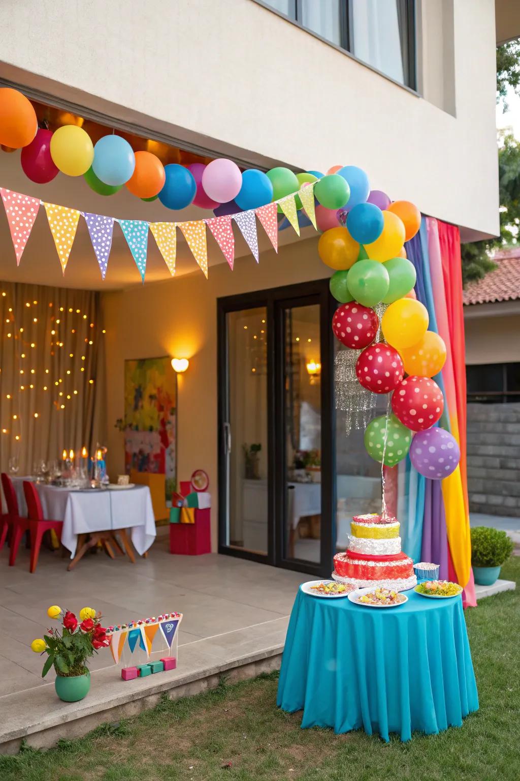 A versatile celebratory mise-en-scène harnessing both interior and exterior expanses.