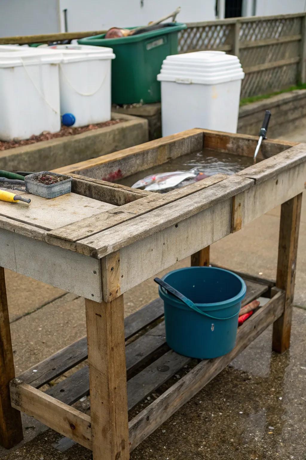 Earth-friendly and unique with used materials.