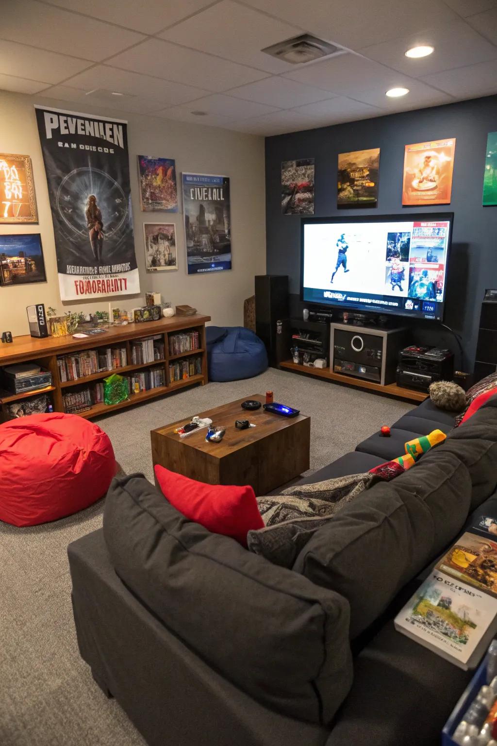 A big TV is a must for anyone who loves entertainment.