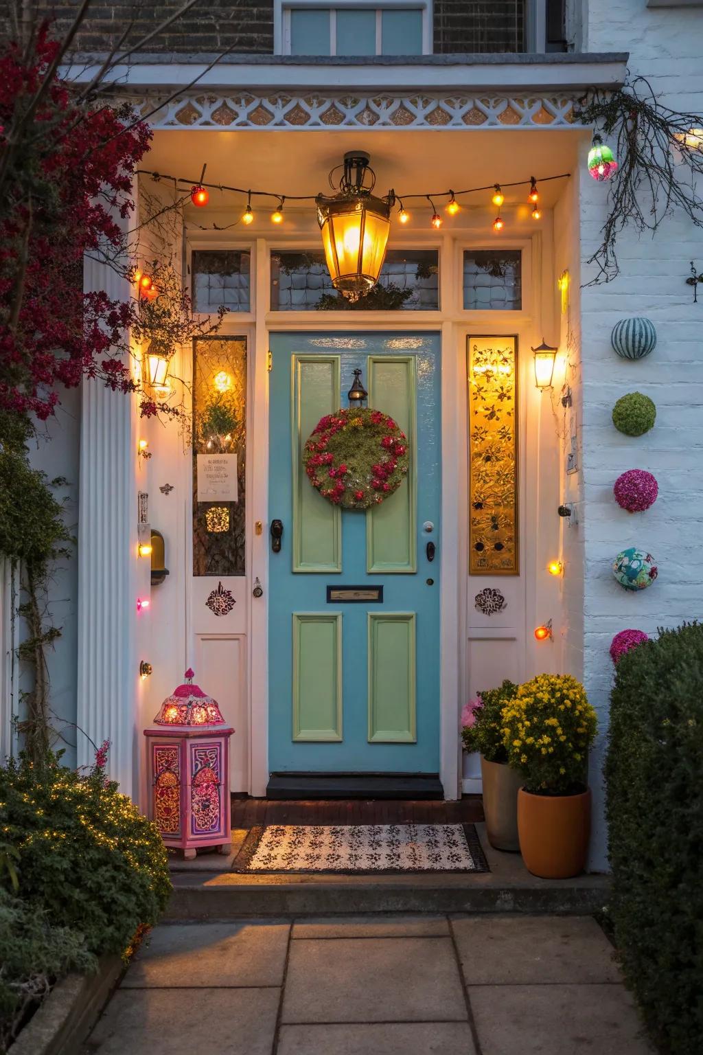 A diverse array of lighting adds personality.