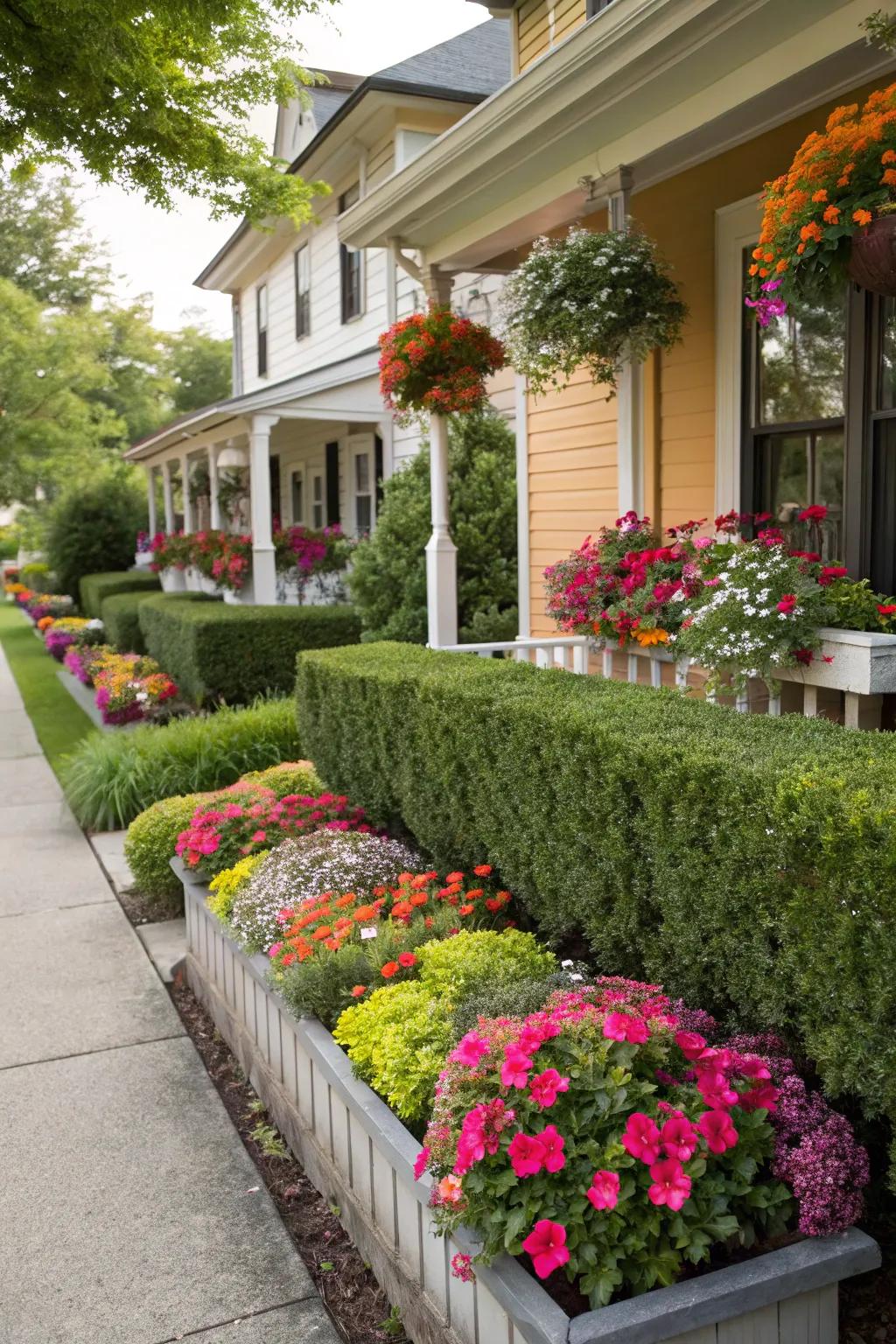 Exterior appeal involves establishing an inviting and pleasing entry.