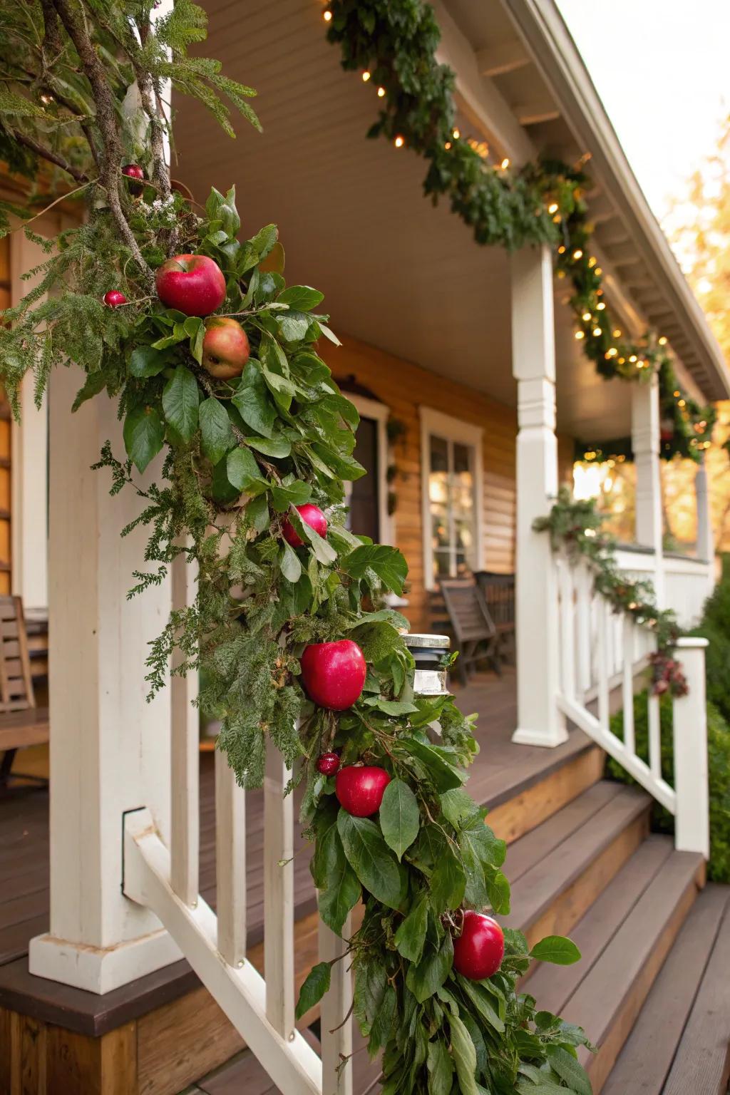 Apples impart a festive and revitalizing spin to your vine.
