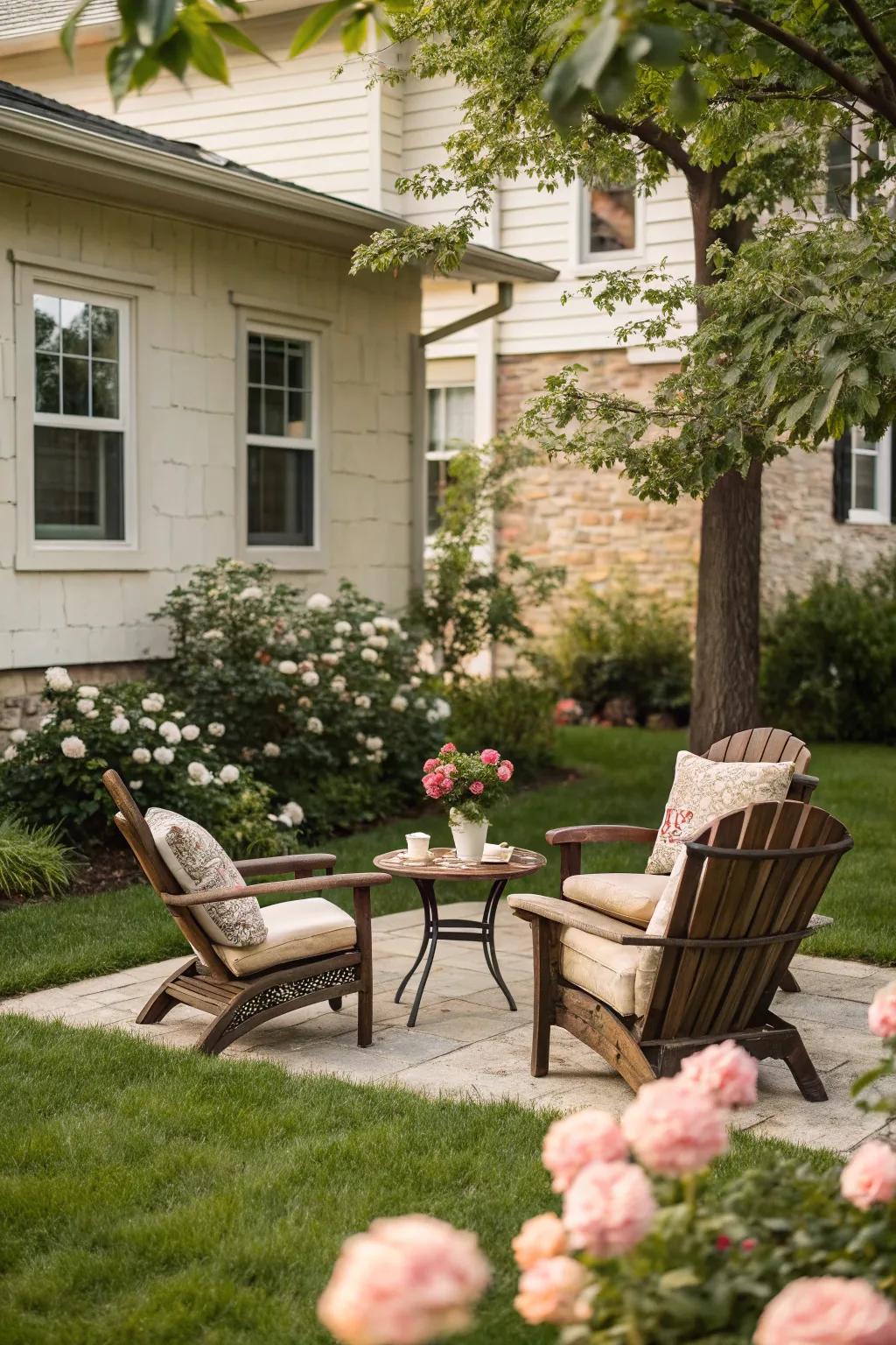 An inviting seating area beckoning relaxation and conversation.