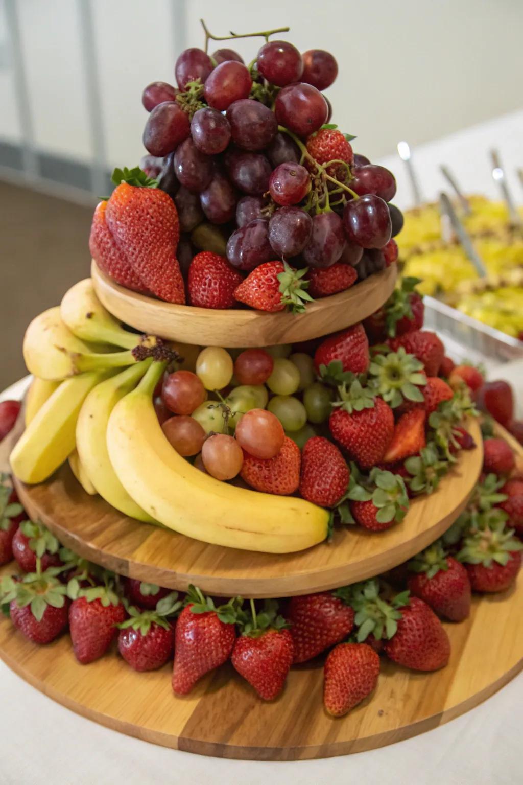 An extravagant fruit focal point that commands attention.
