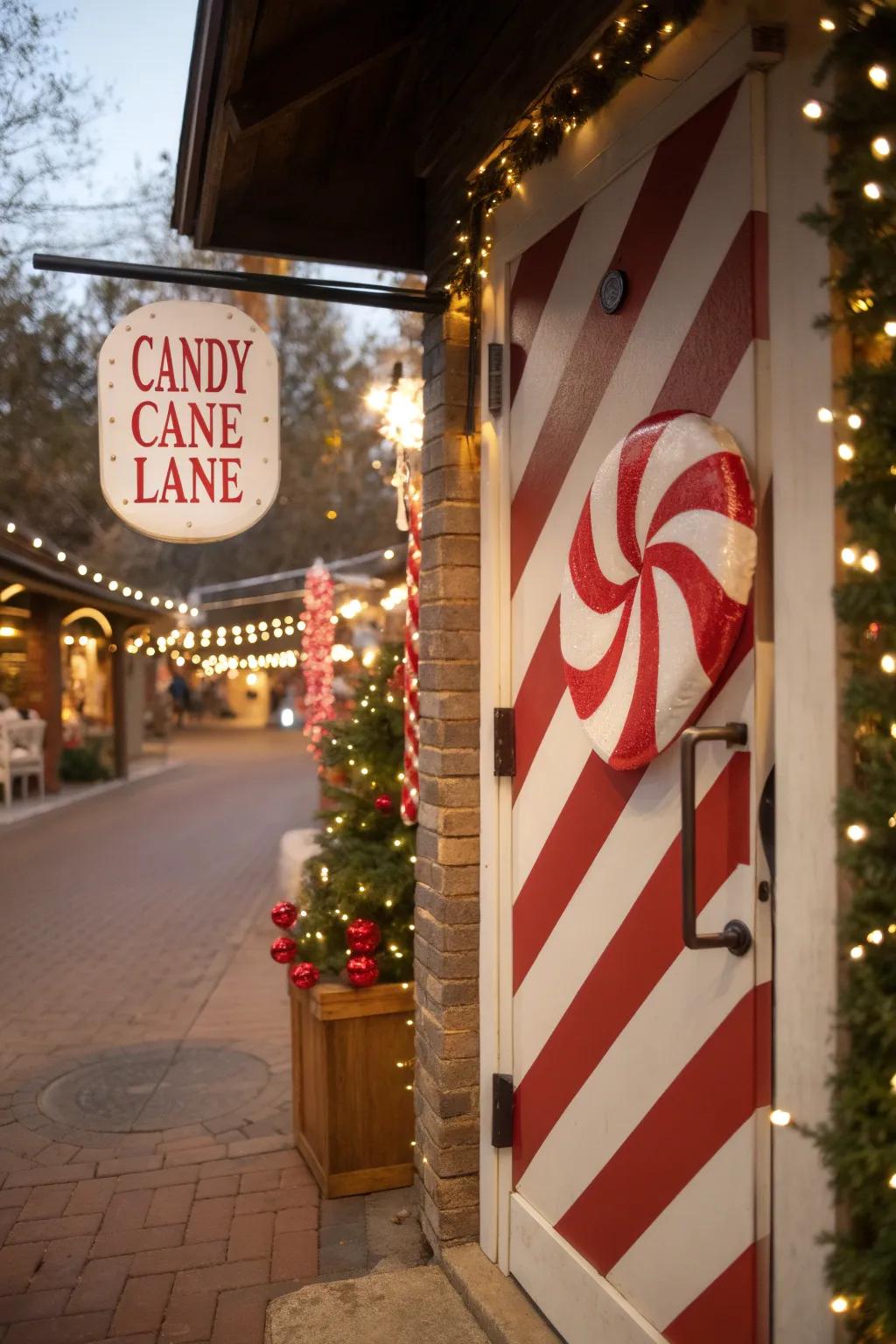 Venture into Confectionery Path with this saccharine and celebratory portal adornment.