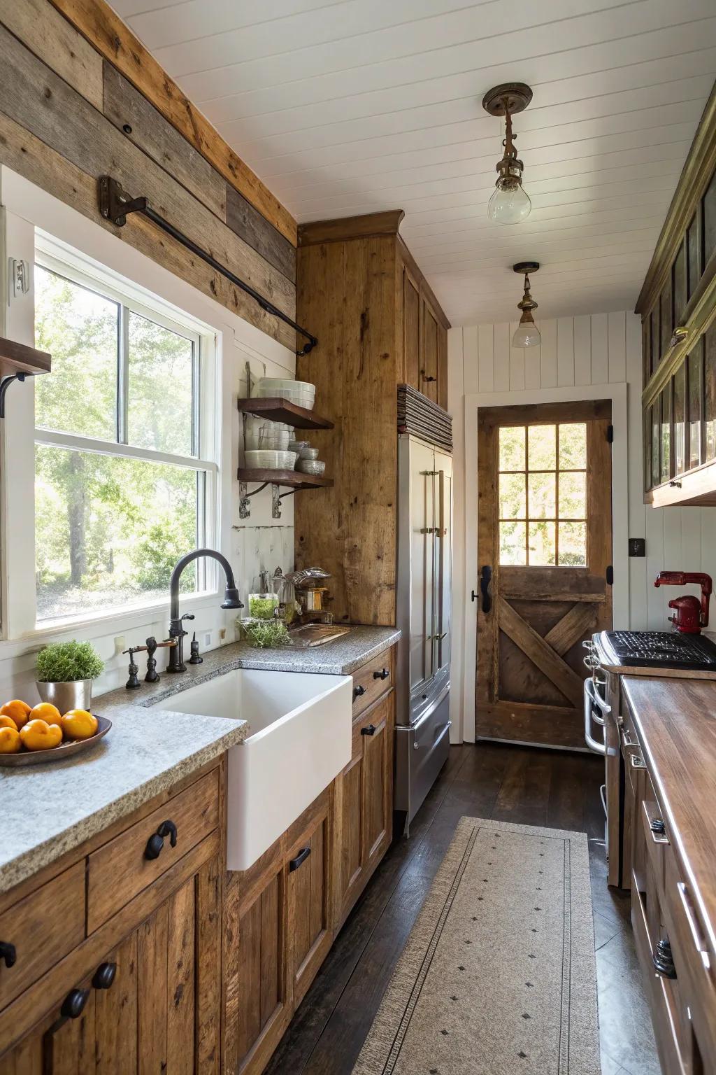 A nostalgic wink in a modern kitchen.