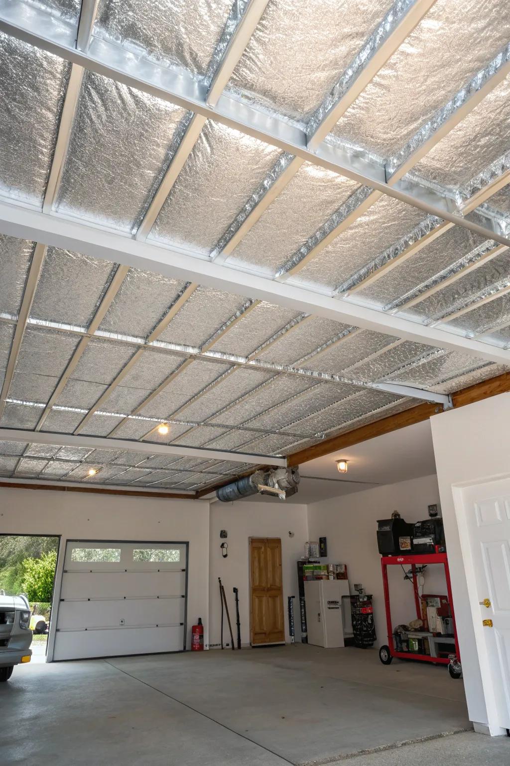 Radiative barriers furnish insulation benefits, enhancing power efficiency.