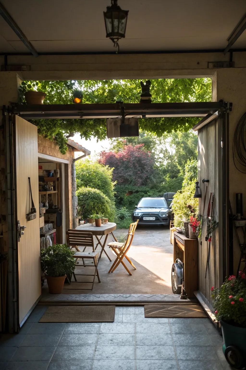 Expansive entrances foster a seamless interior-exterior living experience.