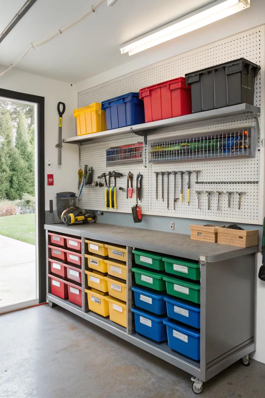 Add a personal touch with tools and storage solutions in your favorite colors.