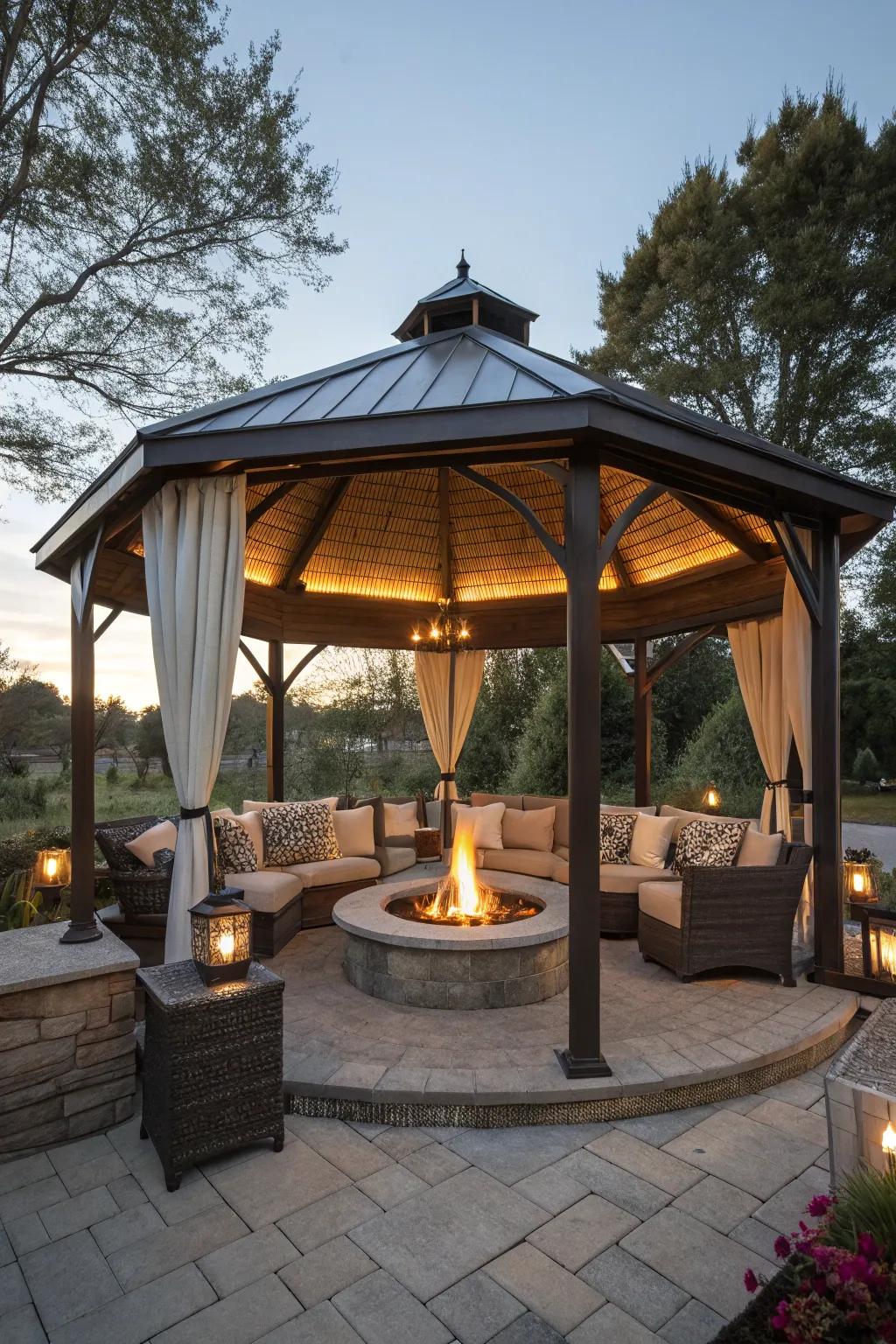 Elevate your gatherings with opulent seating arrangements.