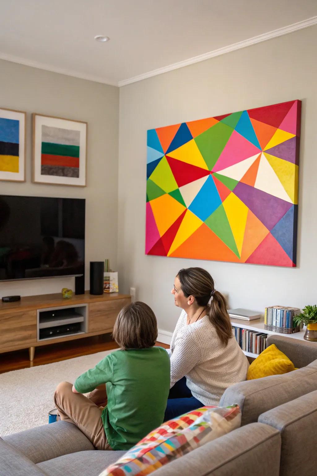 Vibrant canvases infuse dynamism and vibrancy into any space.