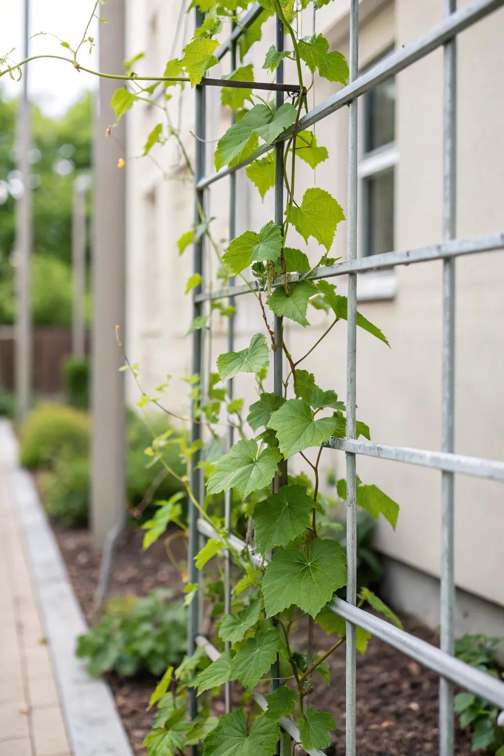 Simplicity meets function with a simple plant support design.