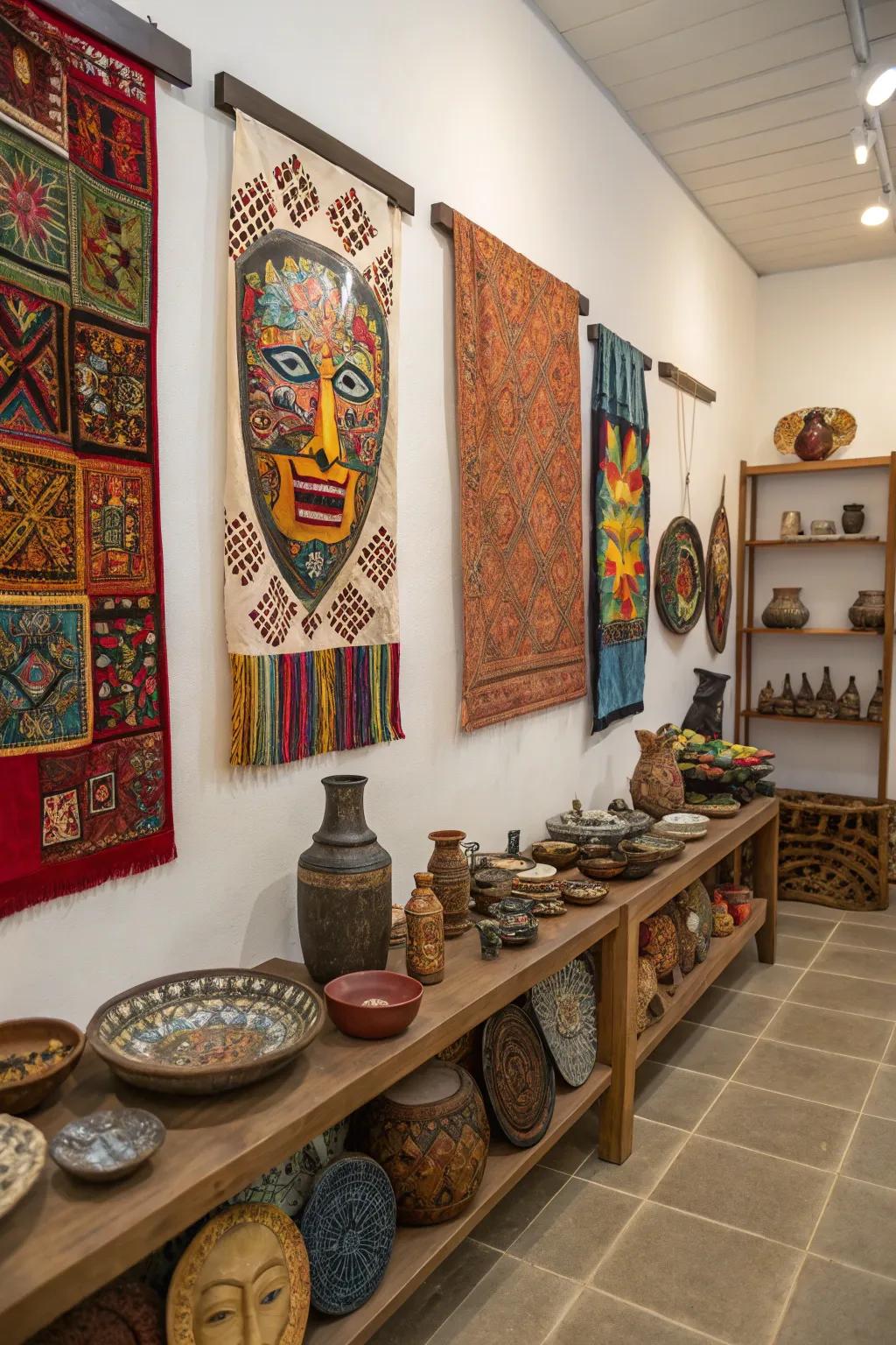 Global inspirations introduce a worldly aesthetic.