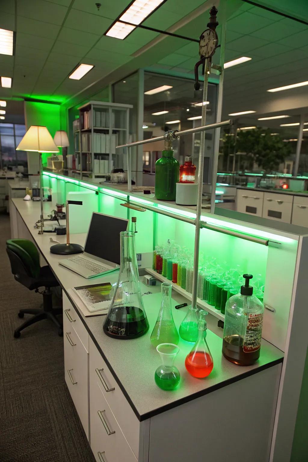 Undertake trials within a deranged scientist’s laboratory featuring inventive chemistry presentations.
