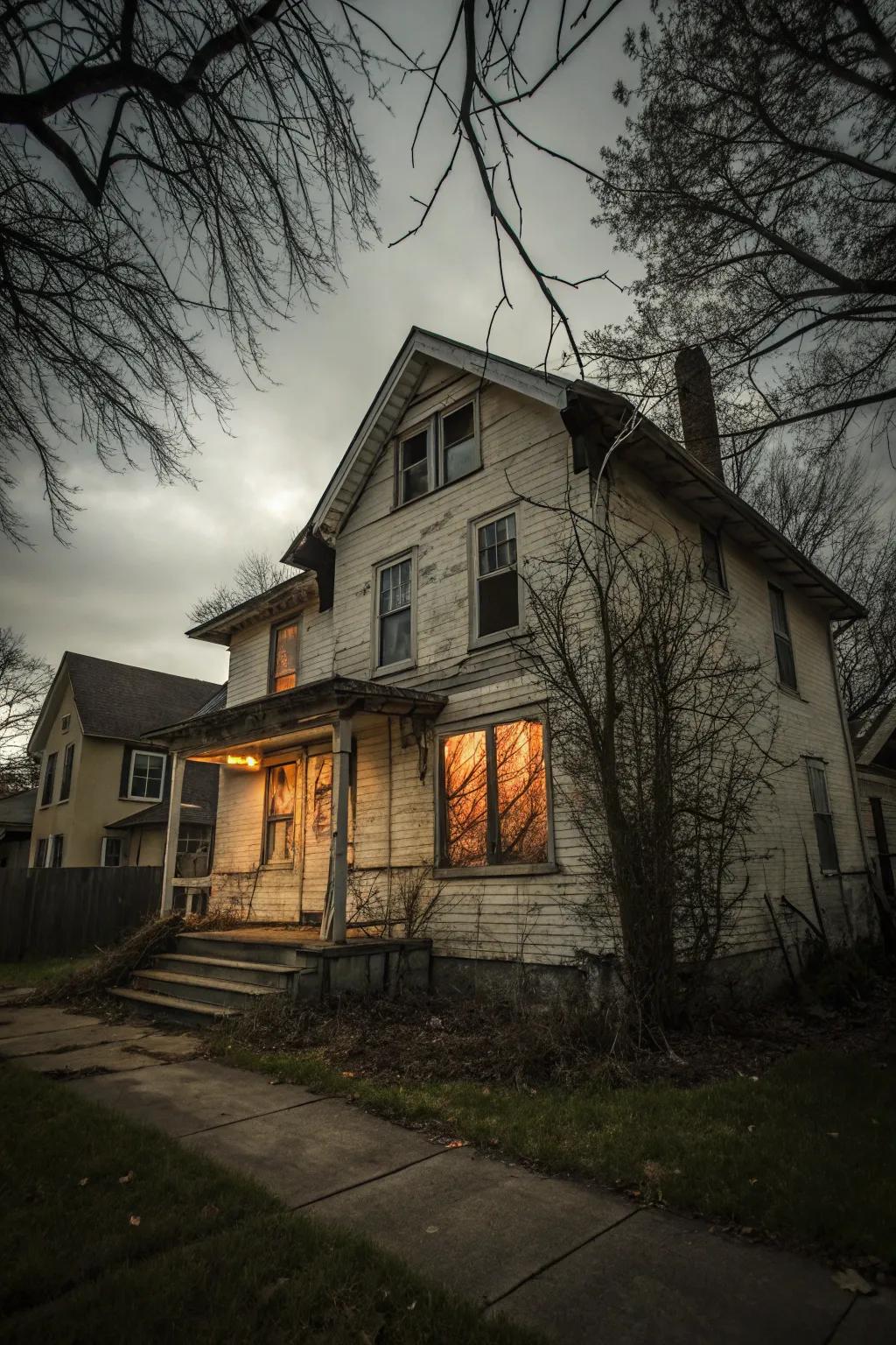 Transform your home into a spine-chilling haunted house.