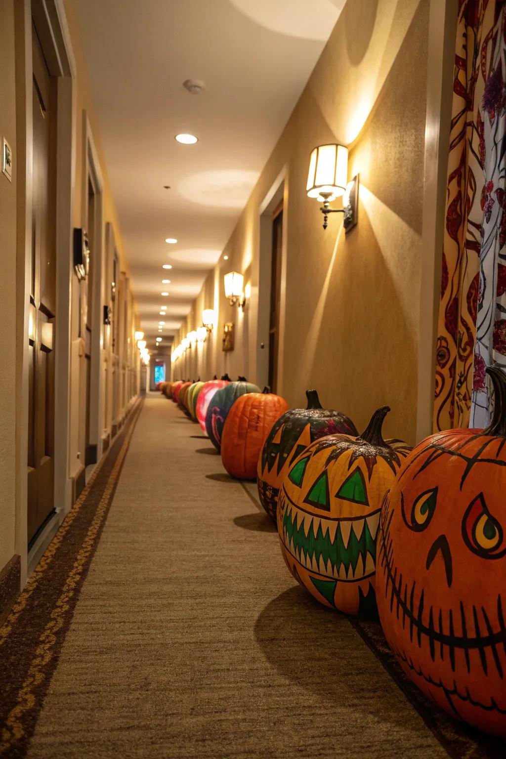 Squashes bring a classic Halloween charm.