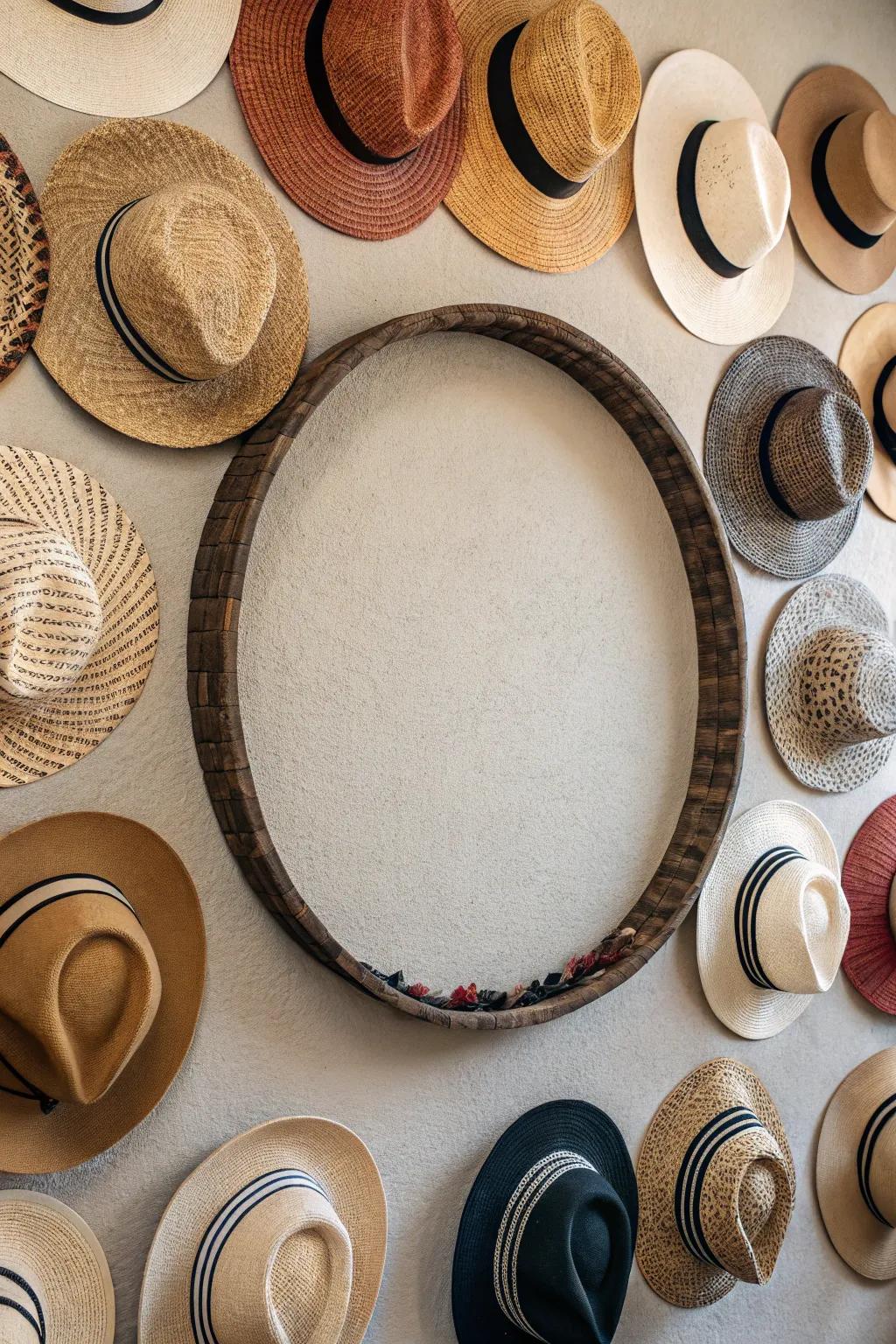 Creative placements infuse an artistic flourish to your display.