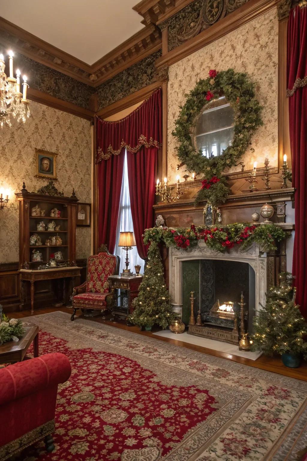 Experience the enchantment of a Bygone Yuletide with this elegant theme.