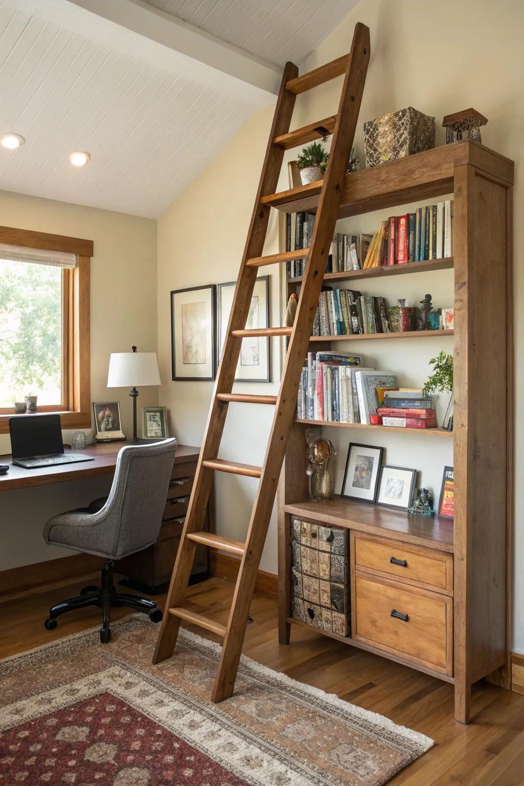 Revived furniture adds character and sustainability.