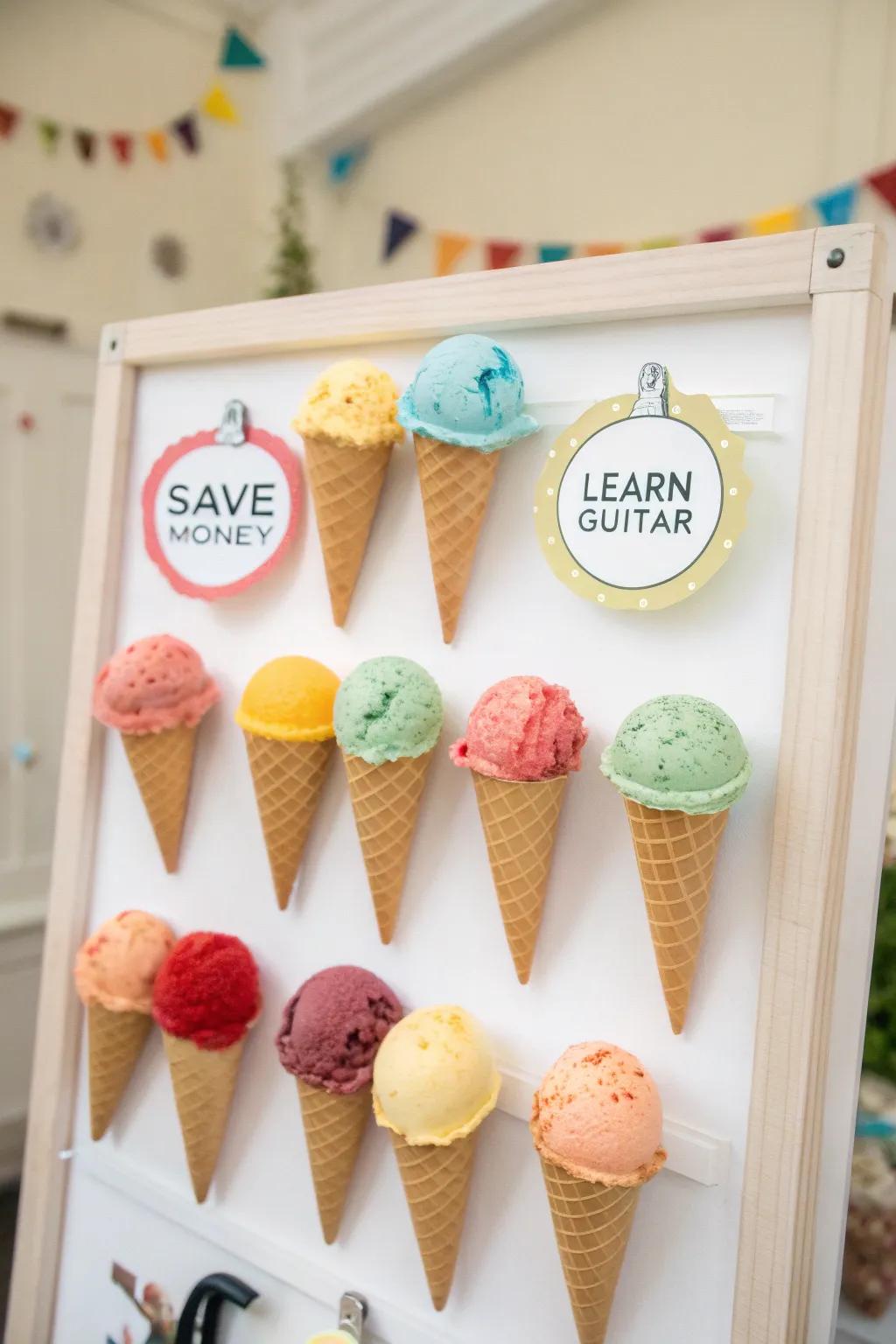 Inspire progress with summer goals frozen treats.