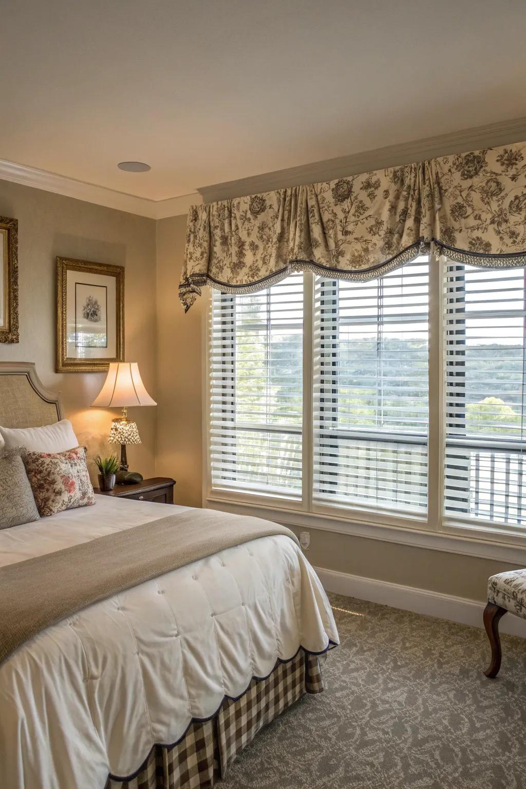 Curved perimeters add a whimsical touch.