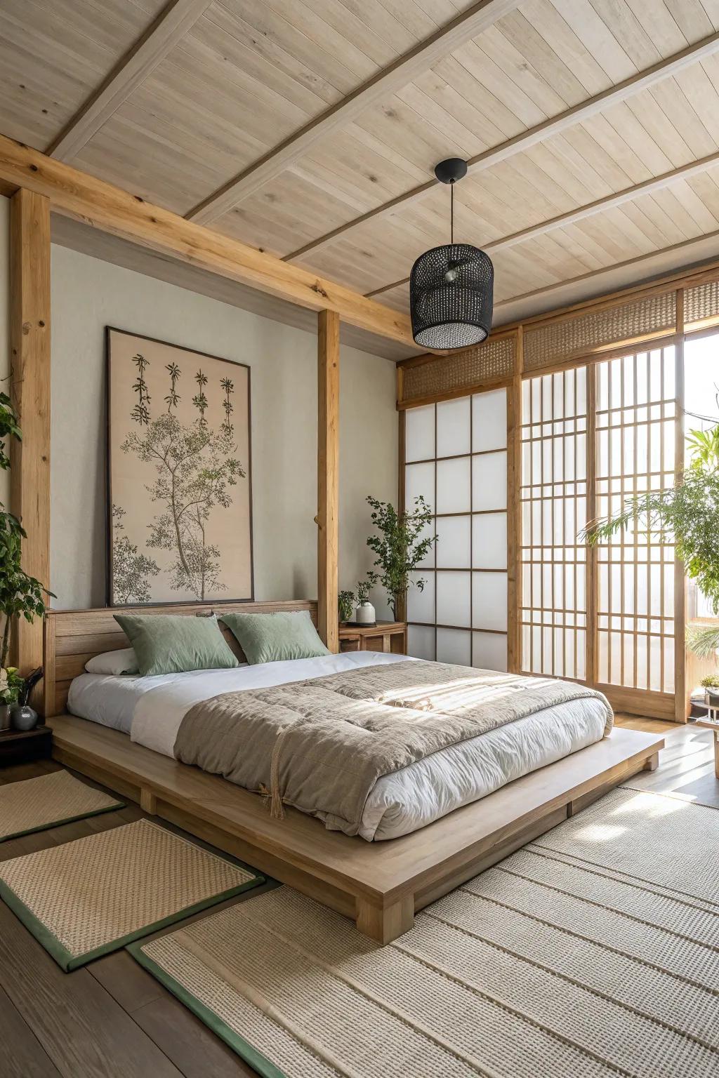 Discover design harmony, where Japanese and Scandinavian styles meet in perfect balance. #ZenLiving #Hygge